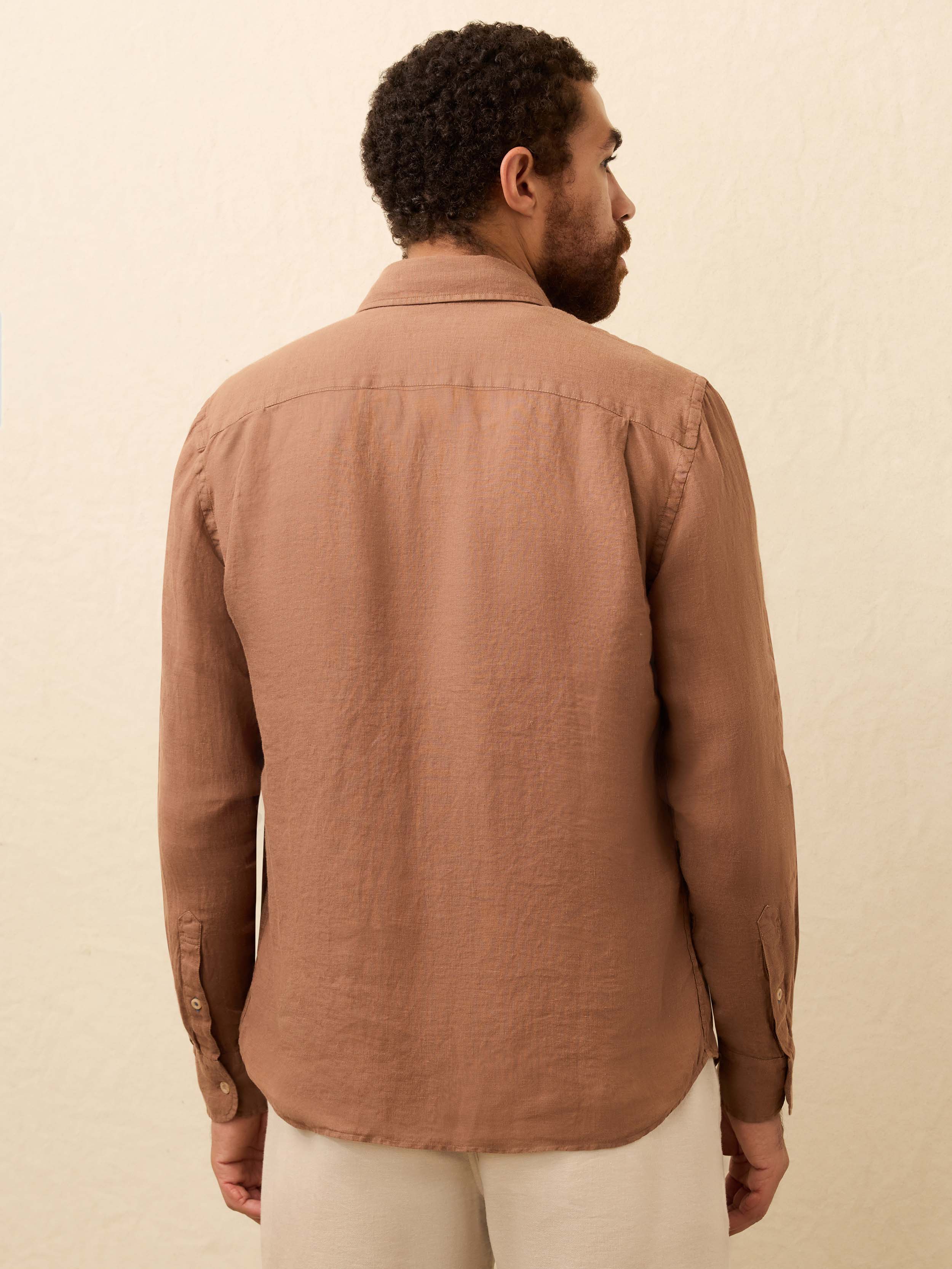 Laguna Linen Shirt - Chestnut Woods - Image 4