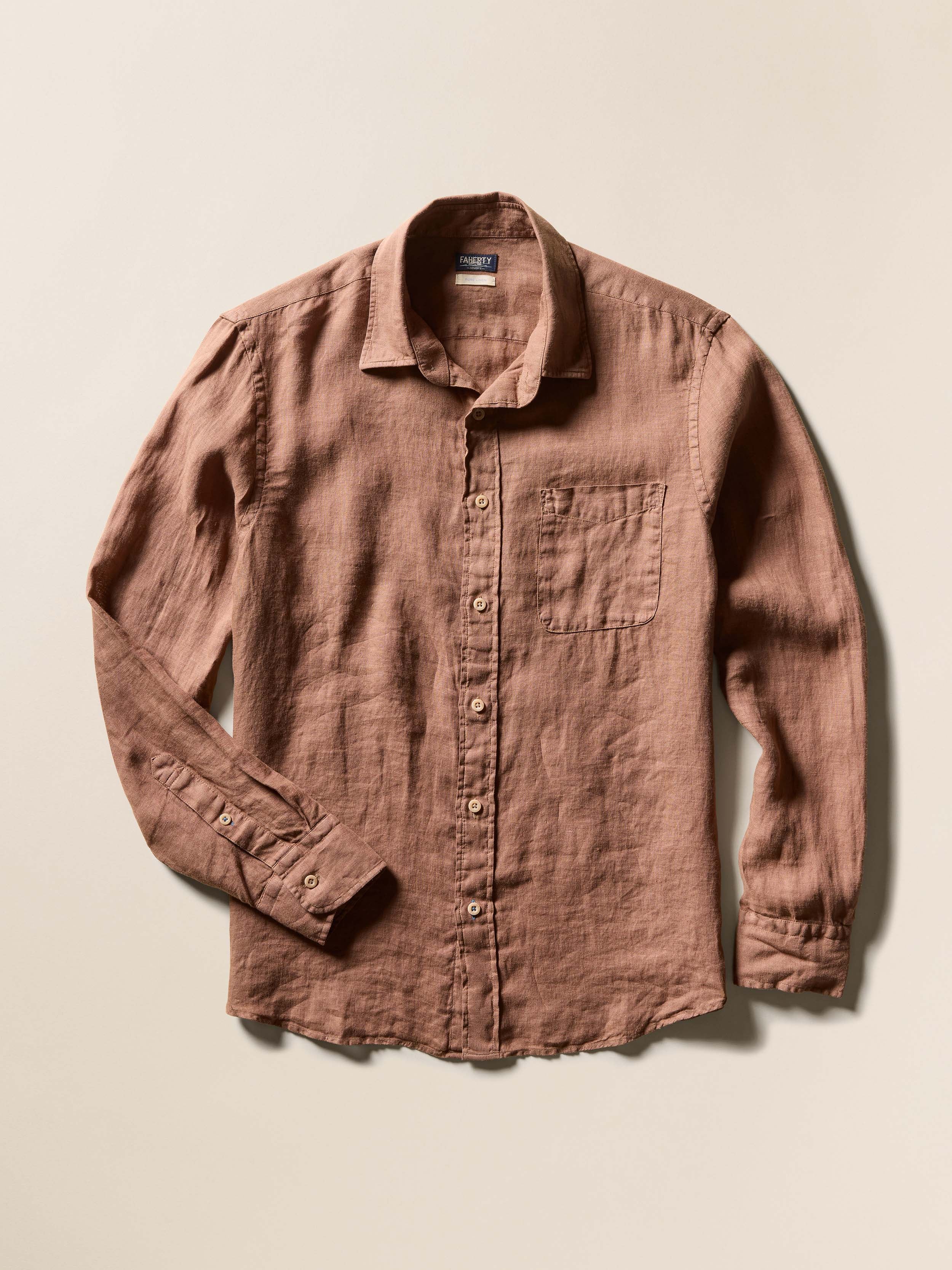 Laguna Linen Shirt - Chestnut Woods - Image 6