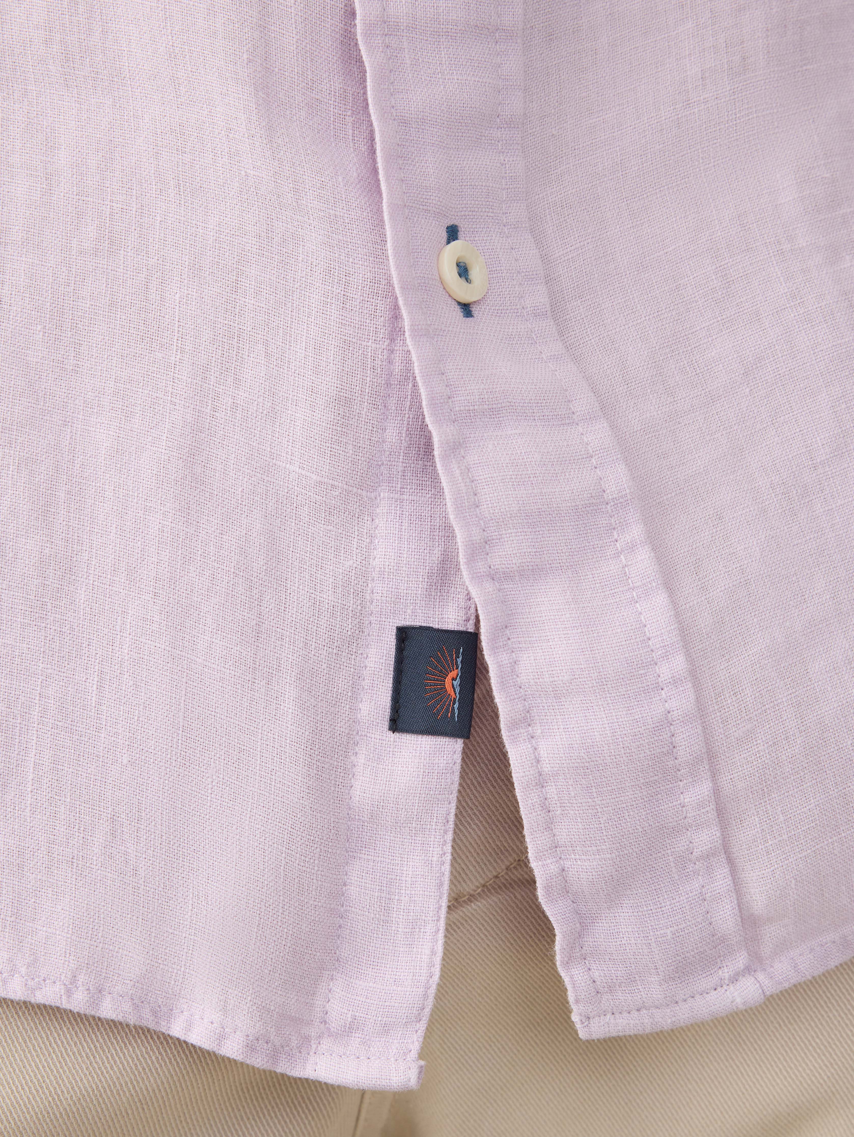 Laguna Linen Shirt - Wisteria - Image 2