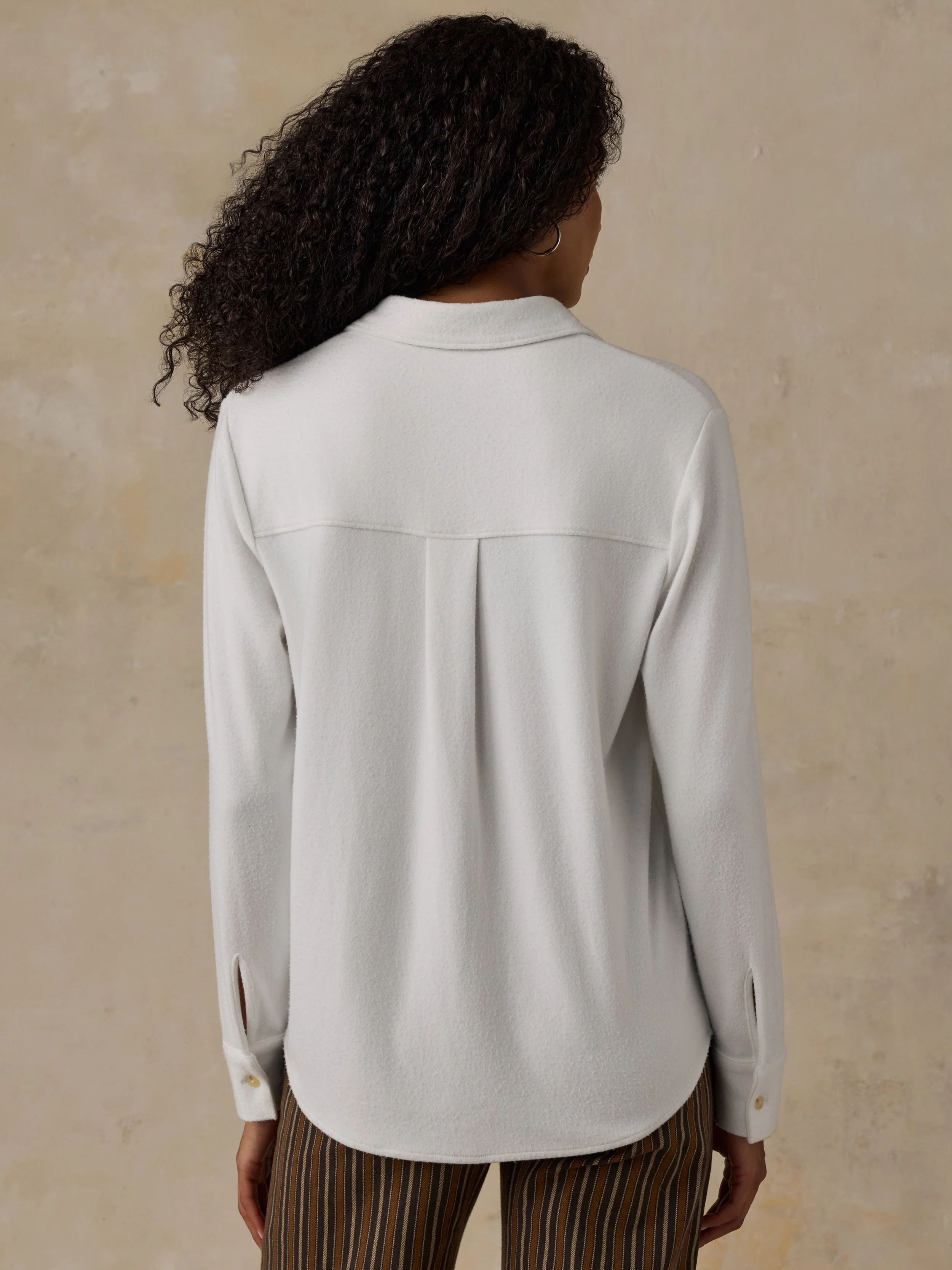 Legend™ Sweater Classic Shirt - Pure White Twill - Image 3