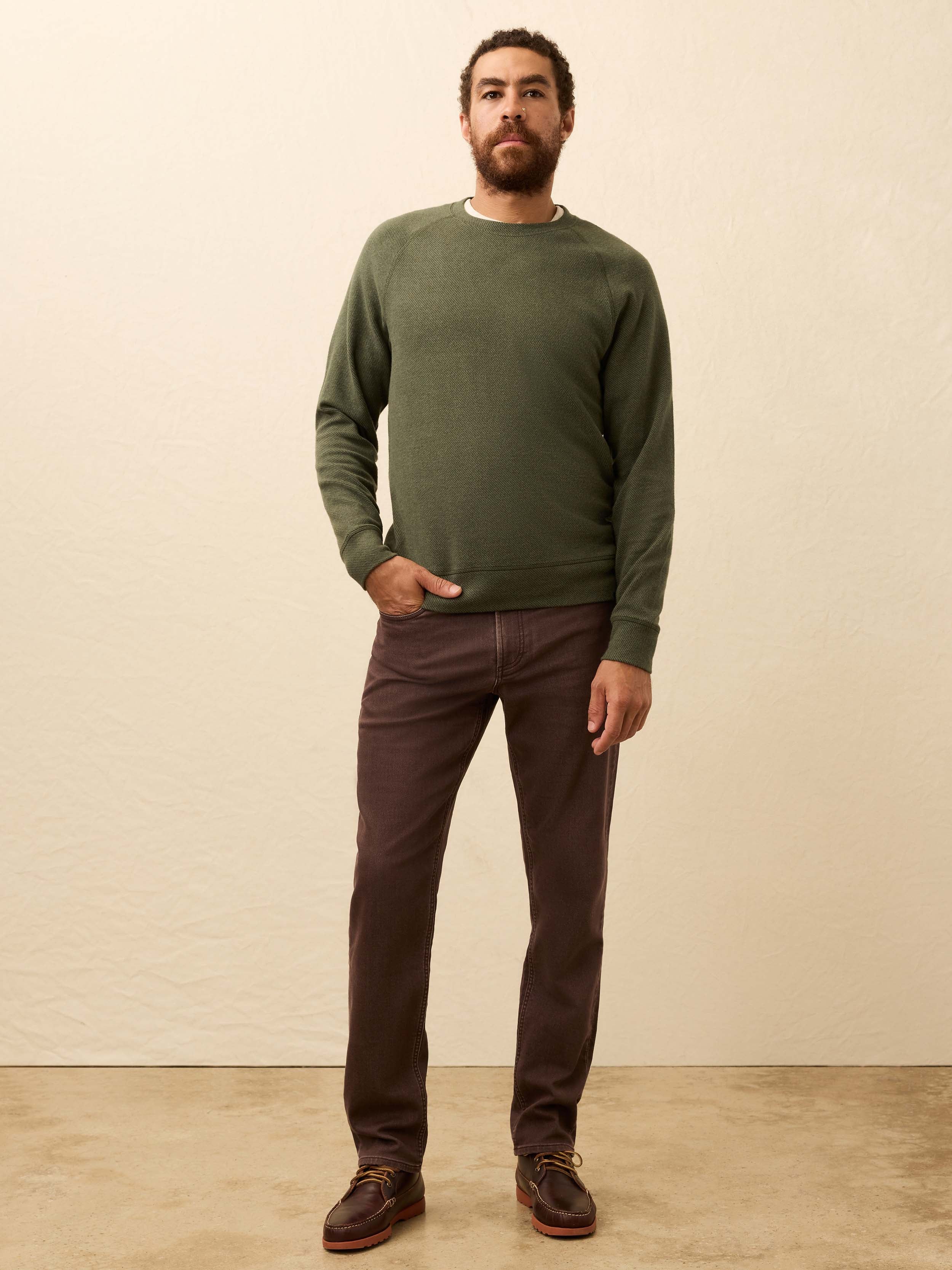 Legend™ Sweater Crew - Fall Evergreen Twill - Image 3