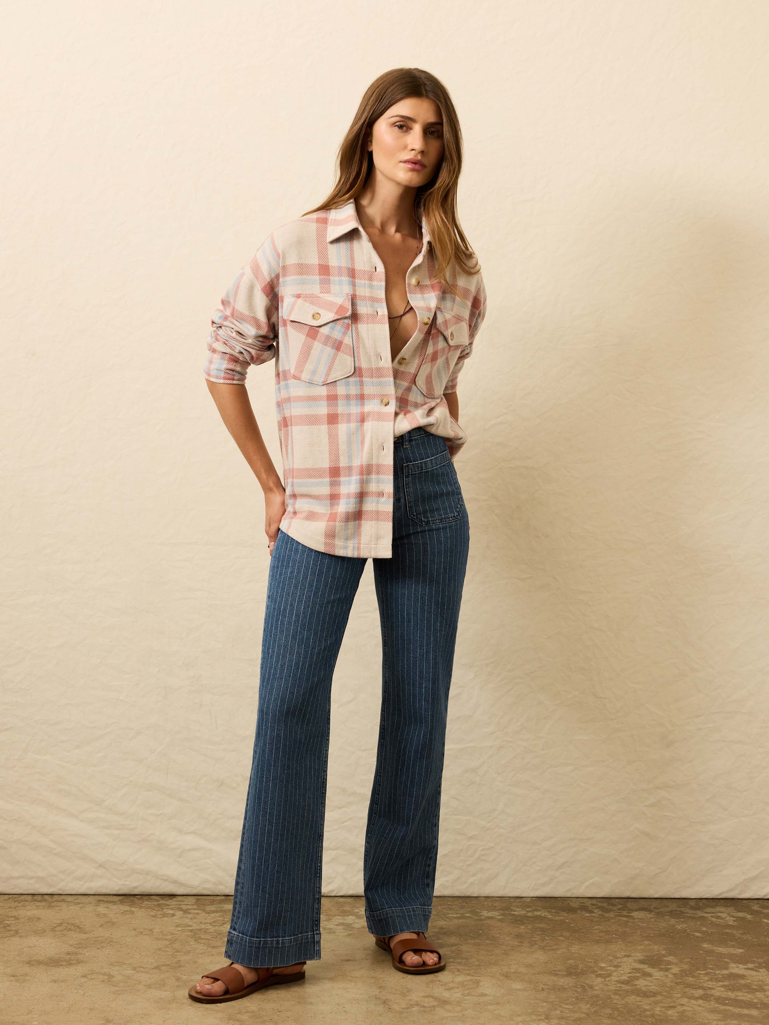 Legend™ Sweater Overshirt - Lakeside Plaid - Image 3