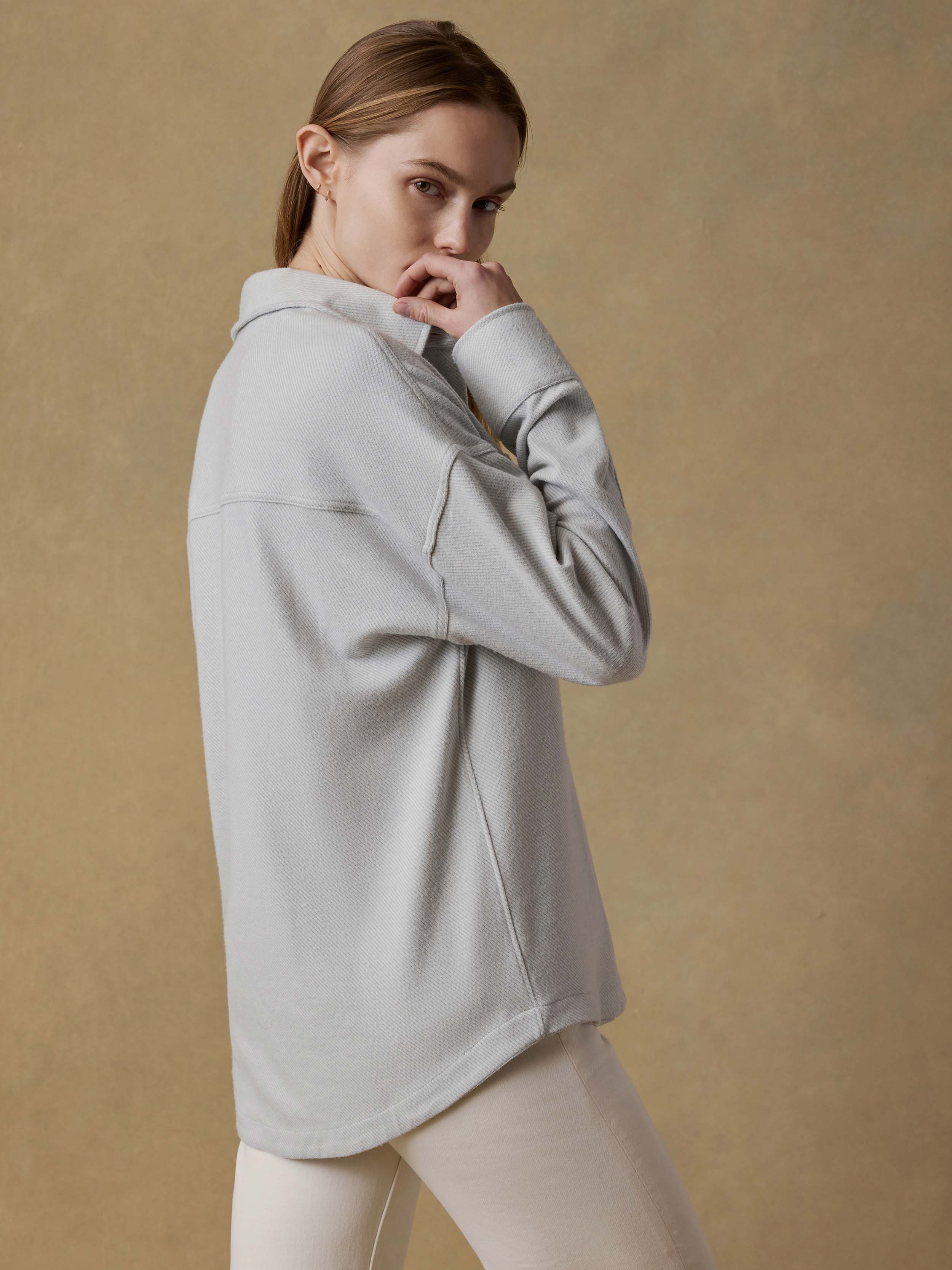 Legend™ Sweater Overshirt - Rain Cloud Twill - Image 4