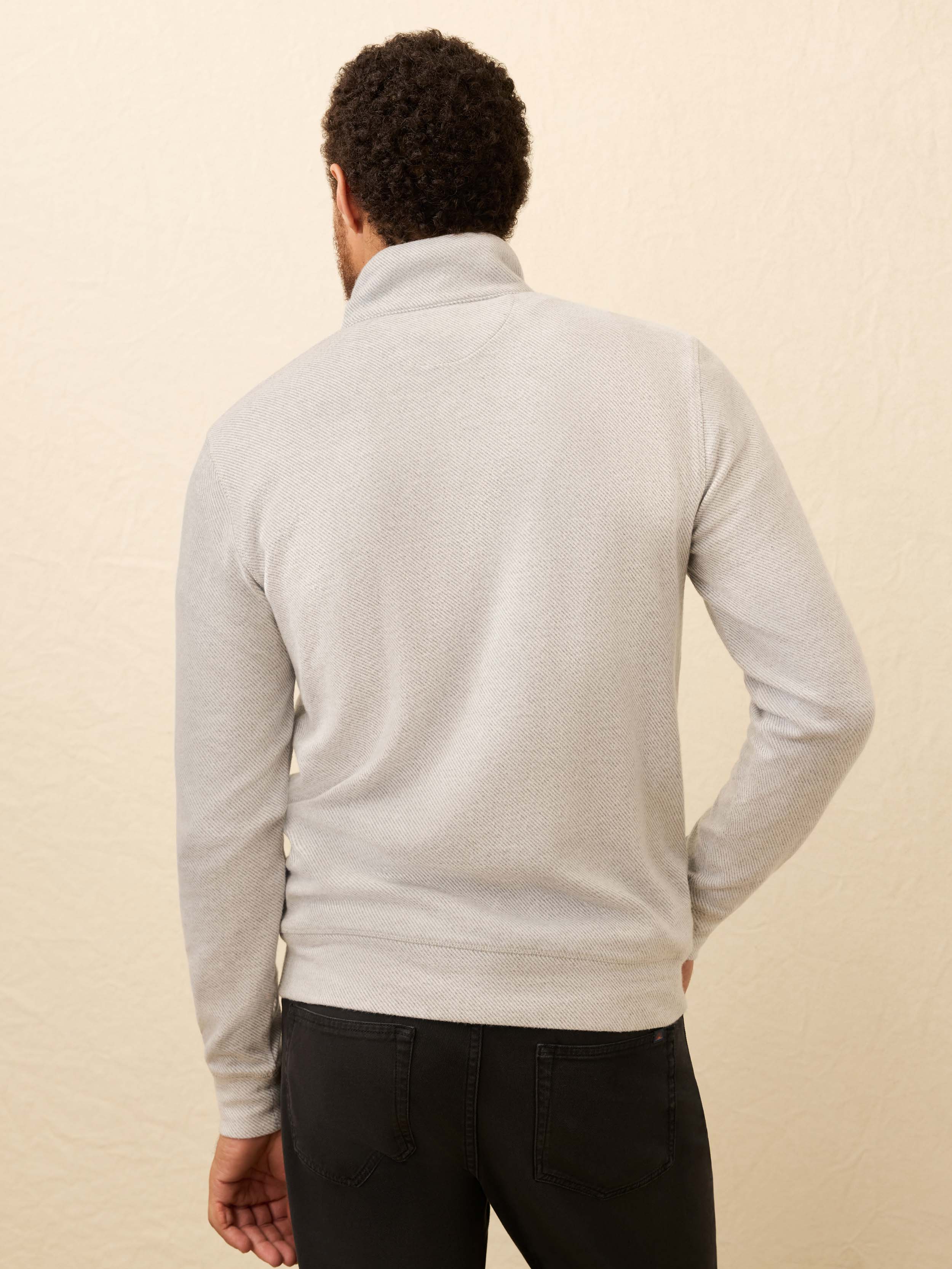 Legend™ Sweater Quarter Zip - Light Heather Grey - Image 3