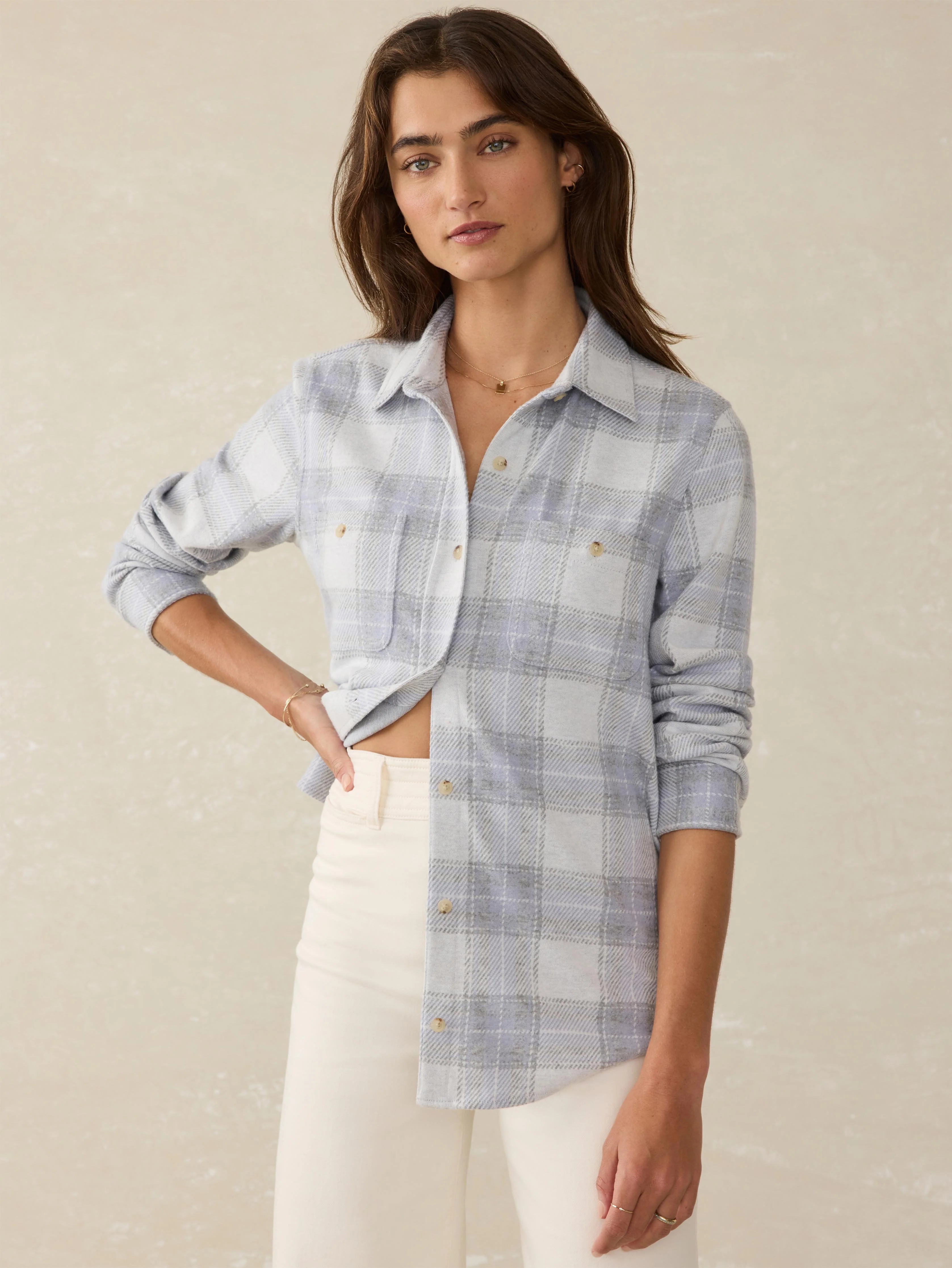Legend™ Sweater Shirt - Blue Ravine Plaid - Image 3