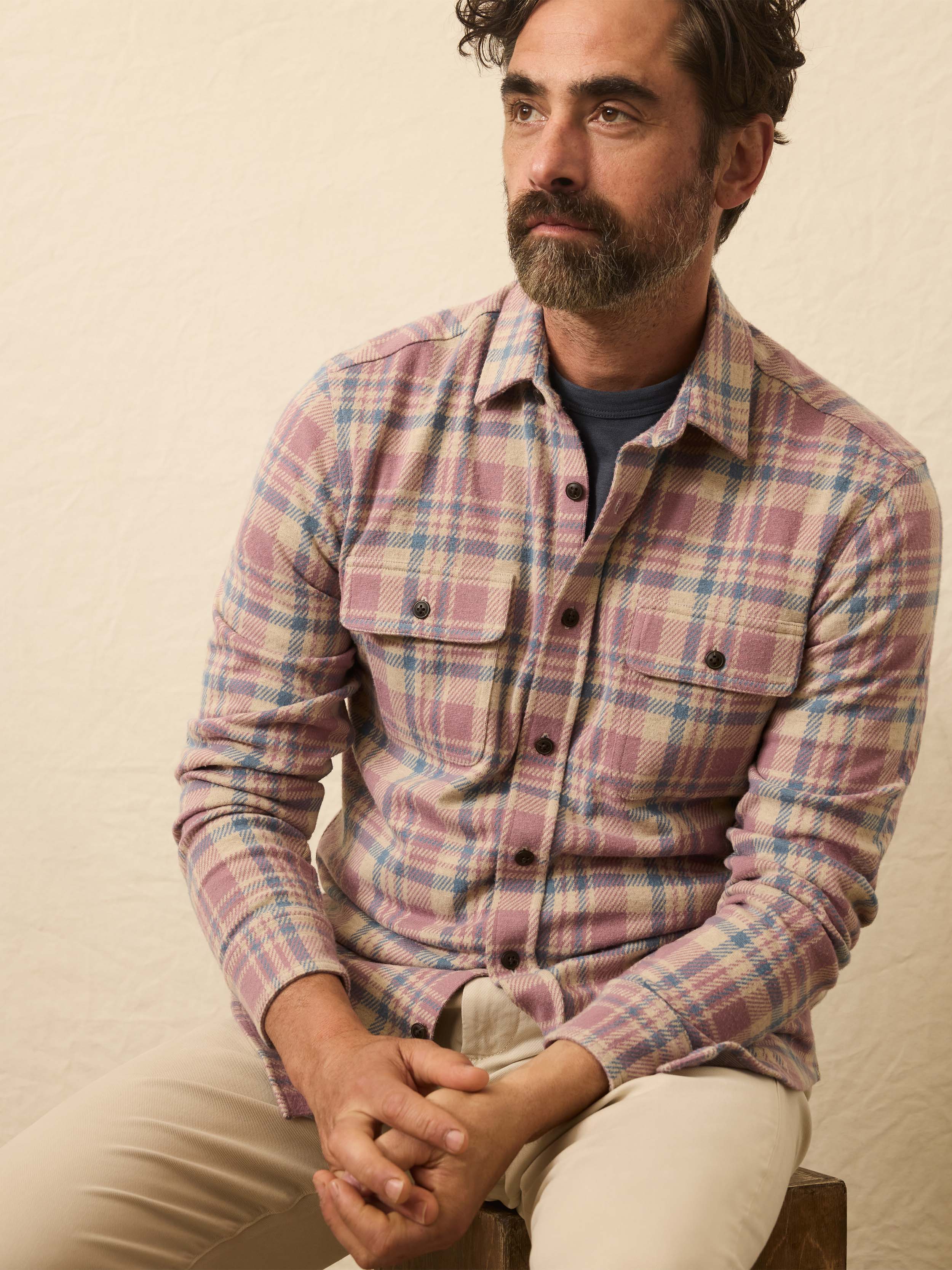 Legend™ Sweater Shirt - Cedar Shore Plaid - Image 3