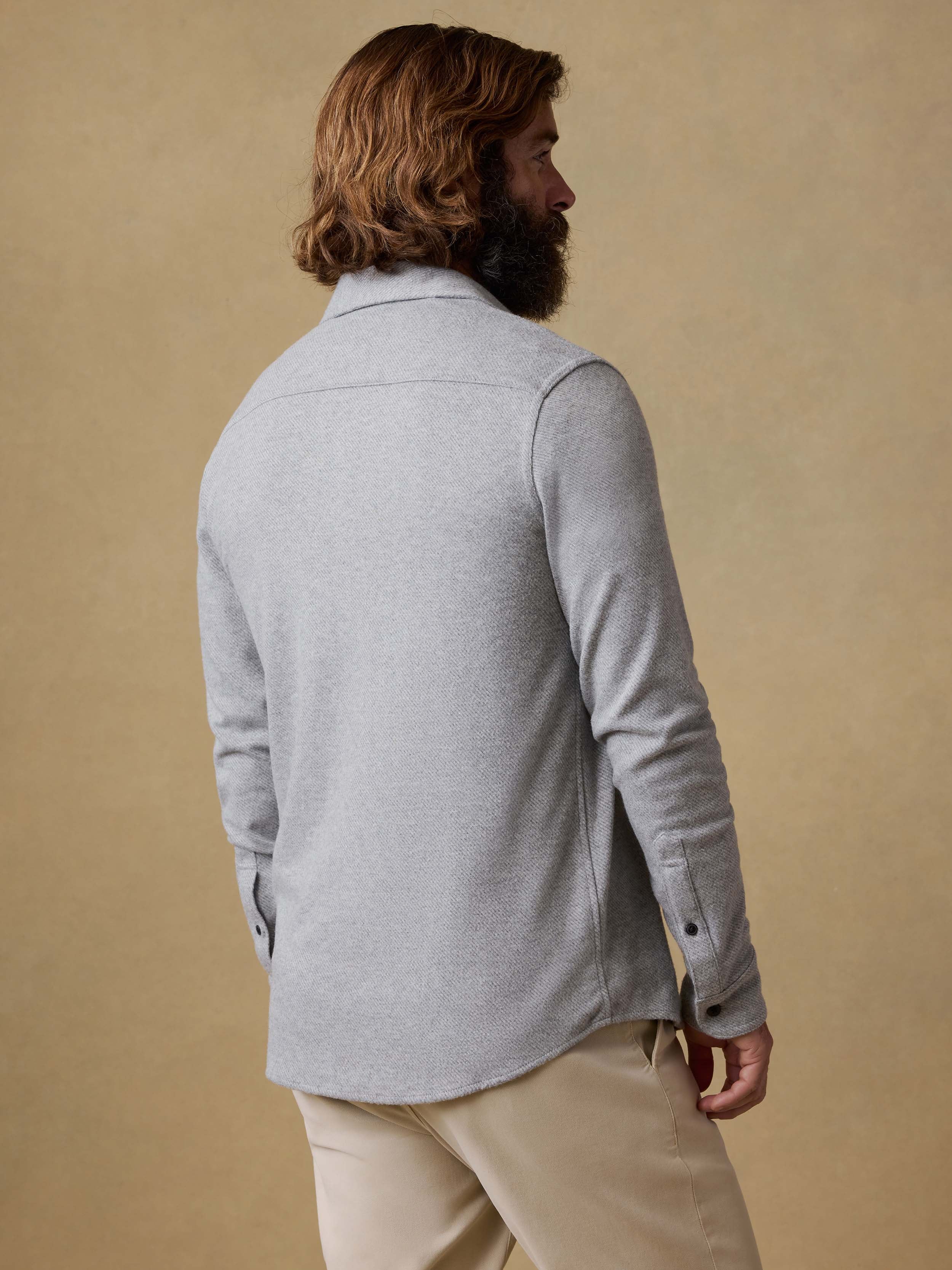 Legend™ Sweater Shirt - Fossil Grey Twill - Image 3