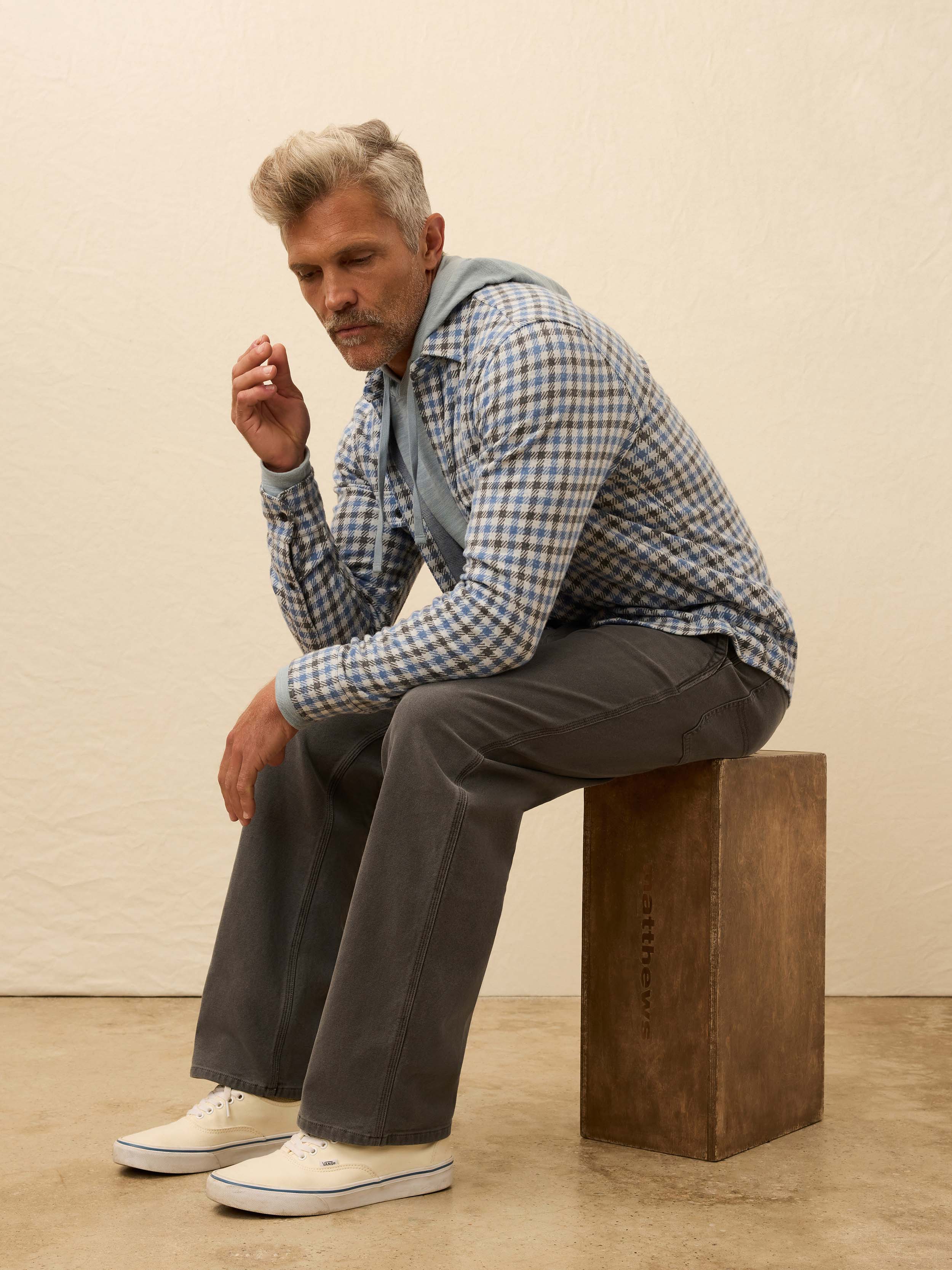 Legend™ Sweater Shirt - Graphite Sky Gingham - Image 2