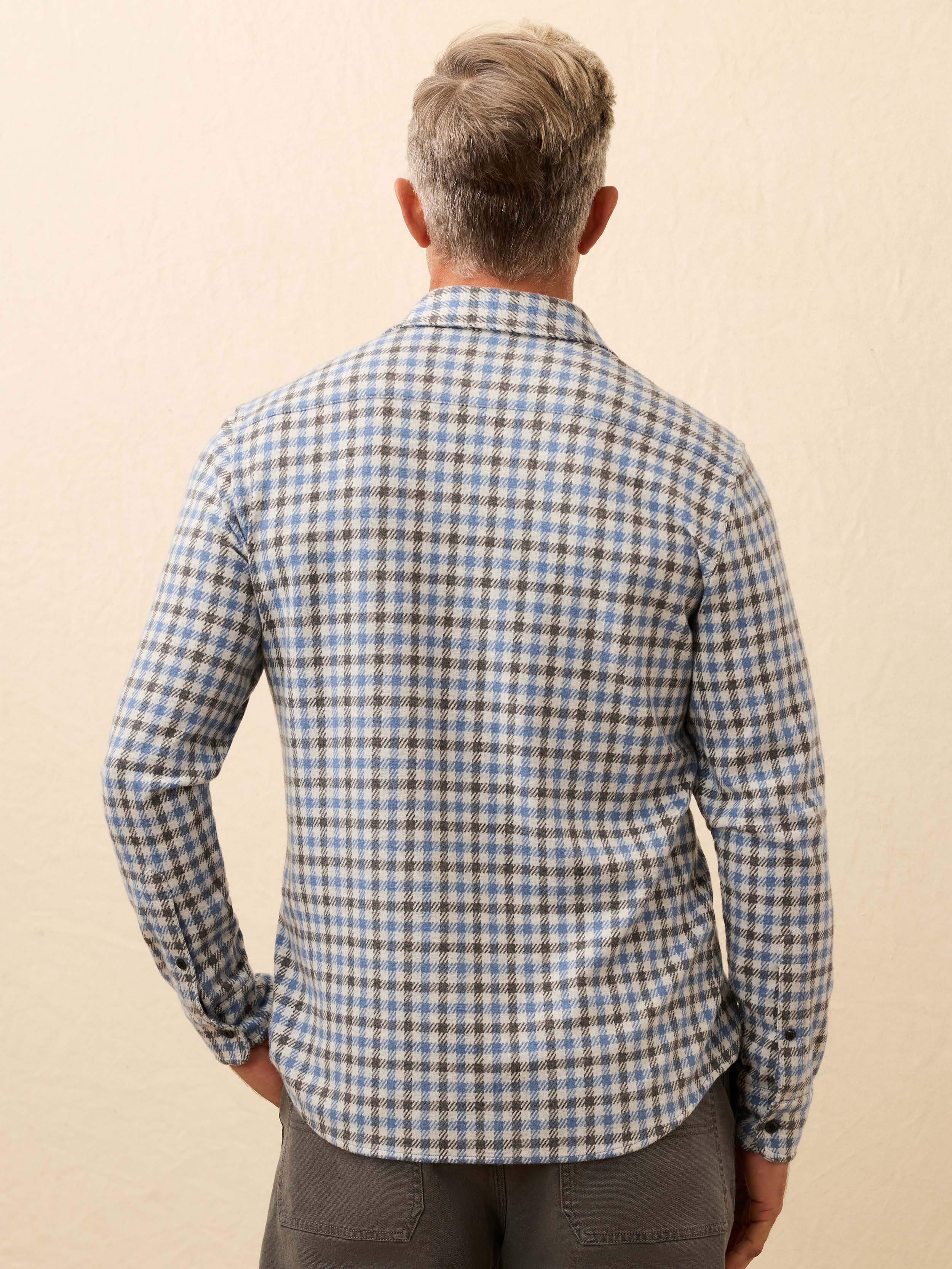 Legend™ Sweater Shirt - Graphite Sky Gingham - Image 3