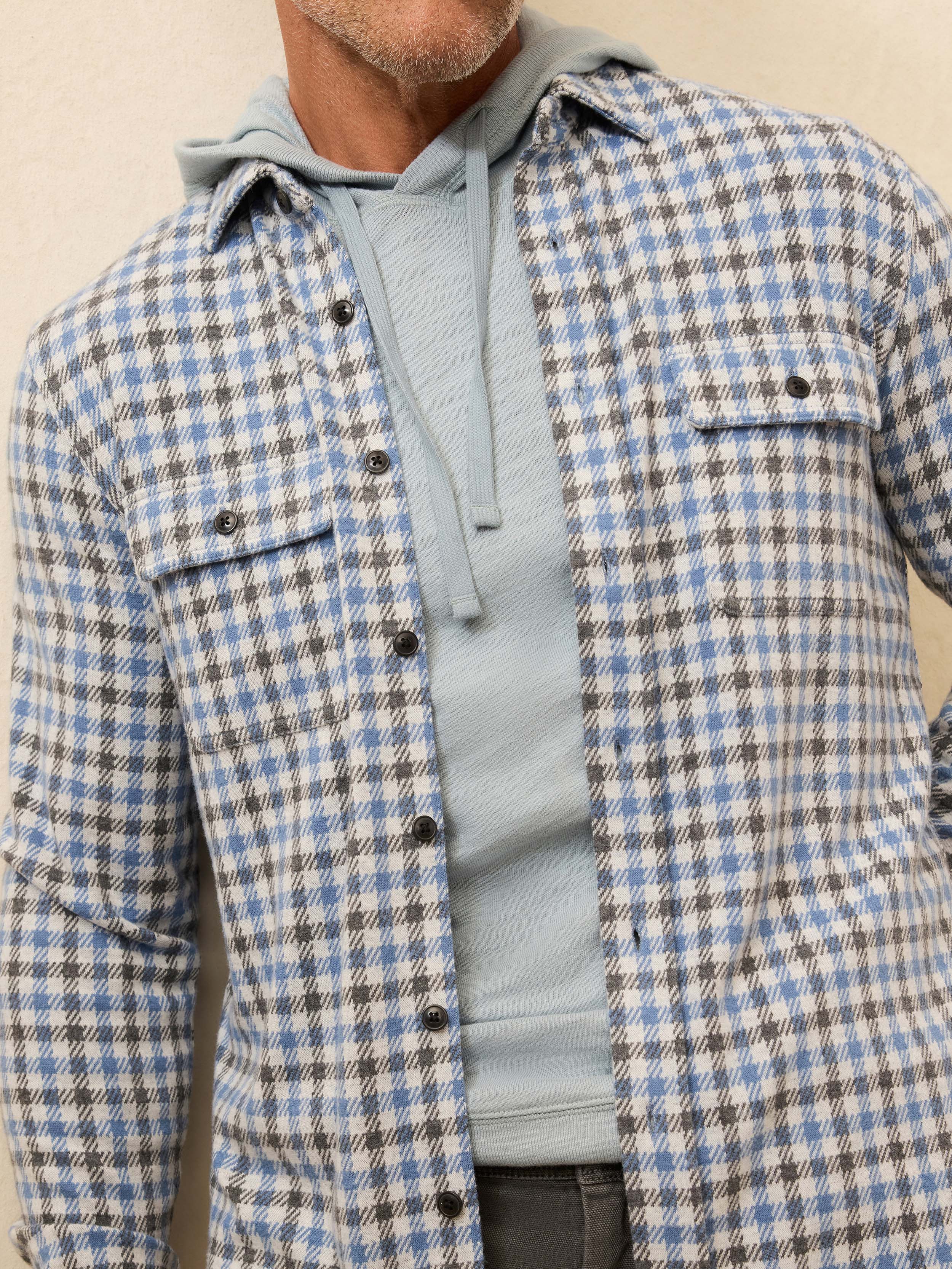 Legend™ Sweater Shirt - Graphite Sky Gingham - Image 4