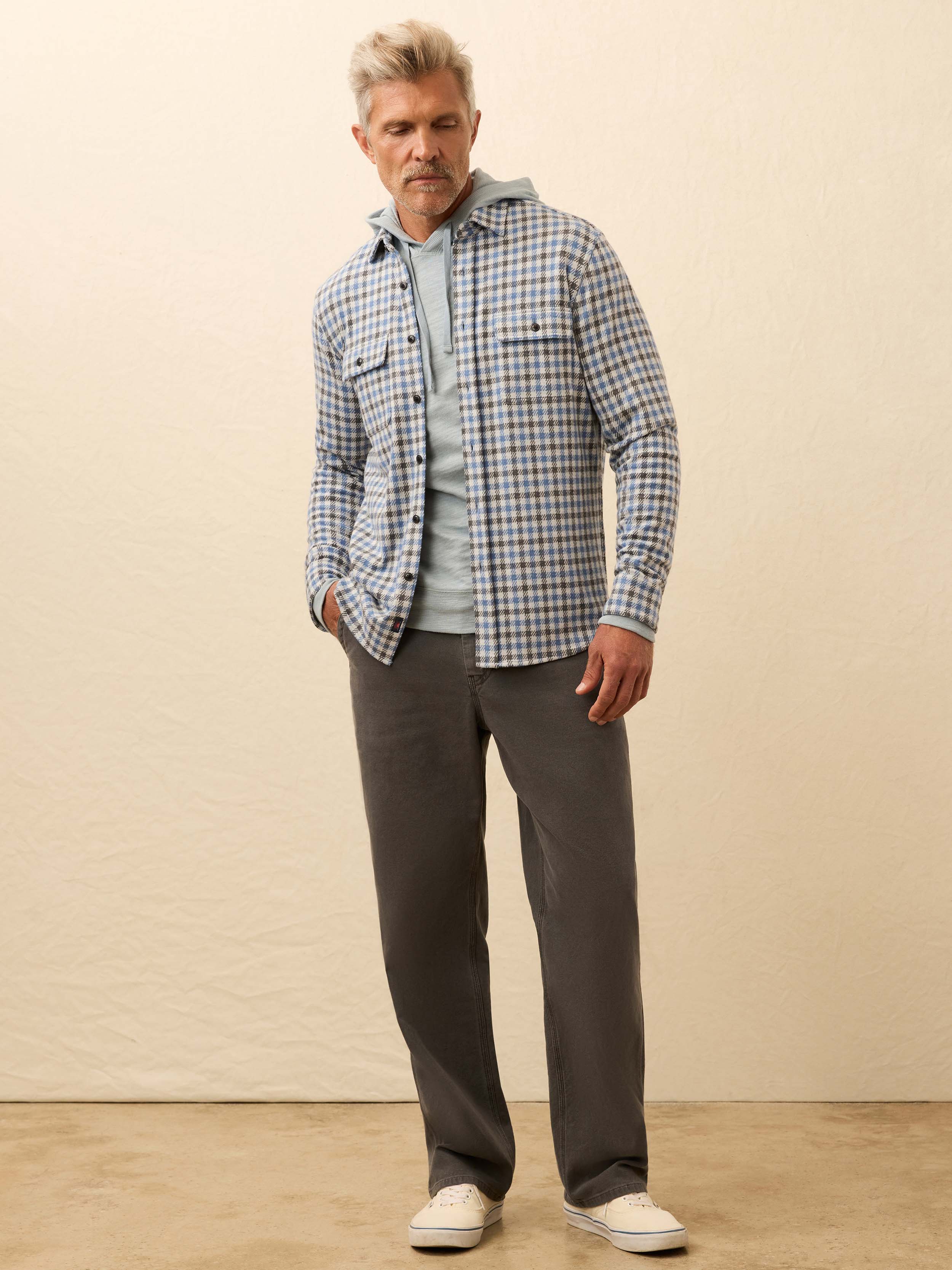 Legend™ Sweater Shirt - Graphite Sky Gingham - Image 5