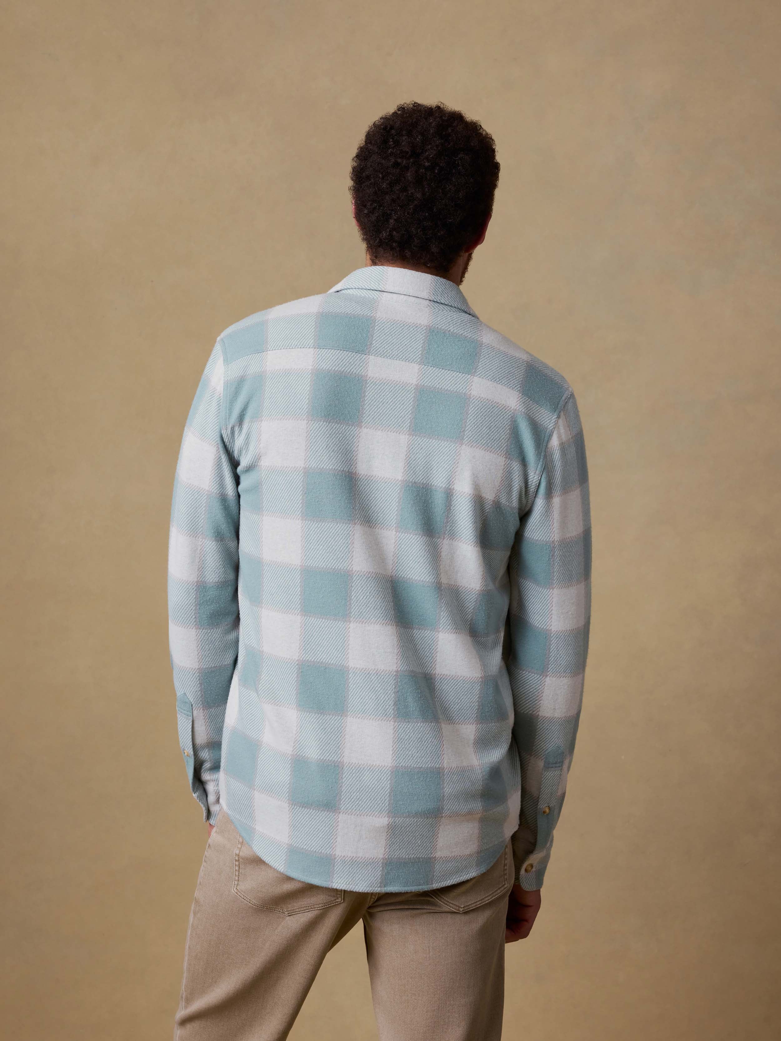 Legend™ Sweater Shirt - Island Sage Plaid - Image 3