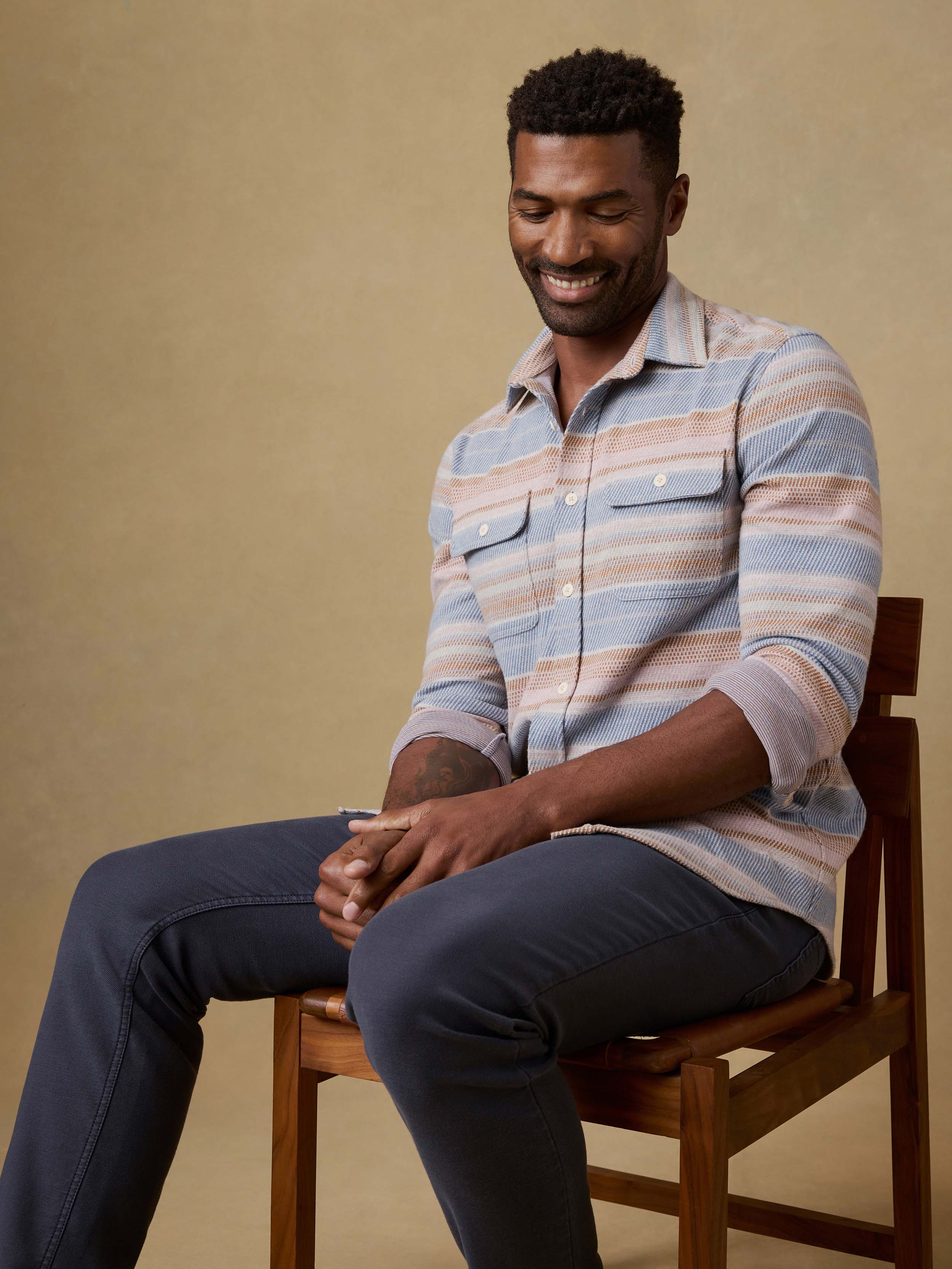 Legend™ Sweater Shirt - Isle Breeze Stripe - Image 2