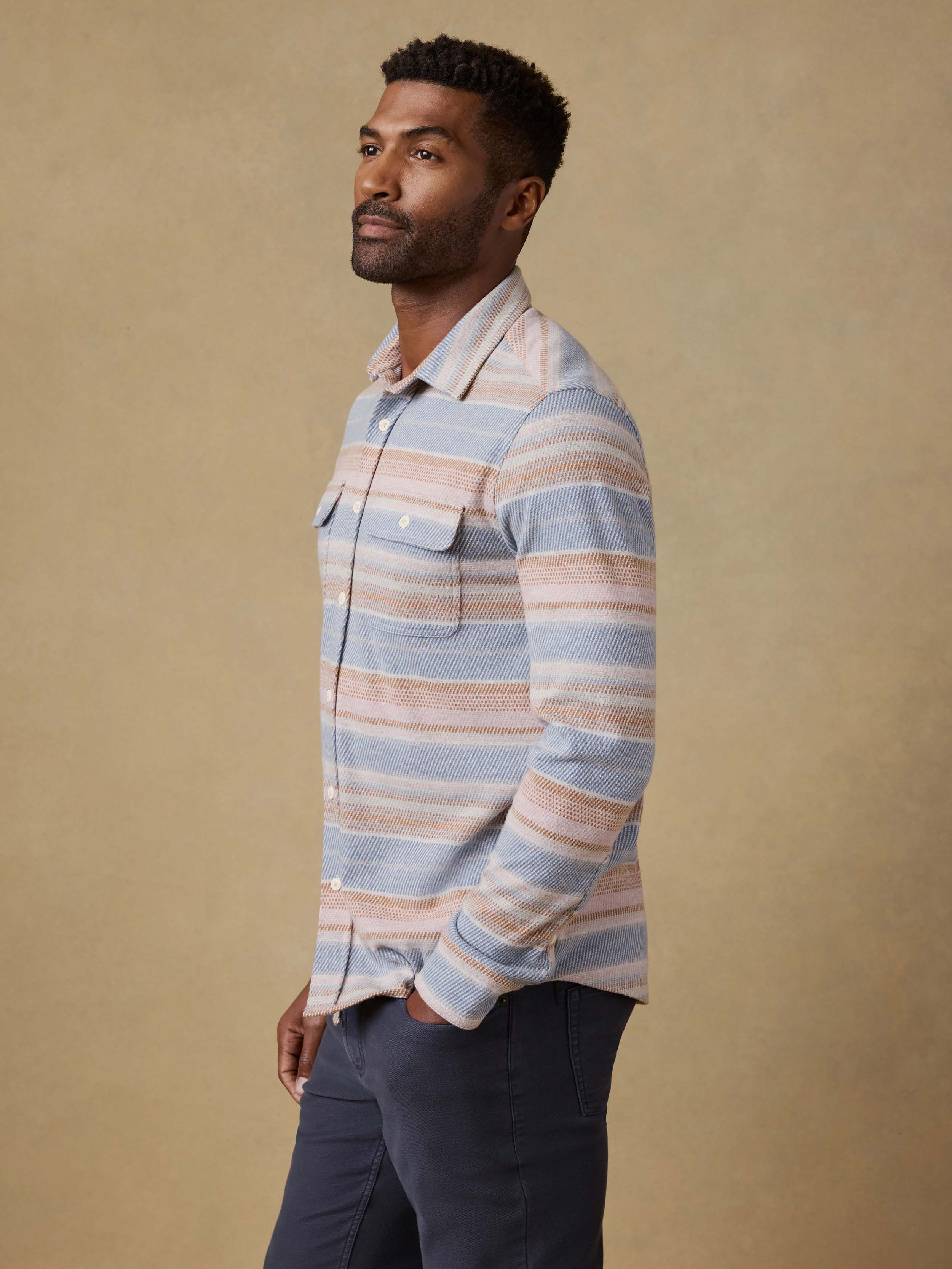 Legend™ Sweater Shirt - Isle Breeze Stripe - Image 4