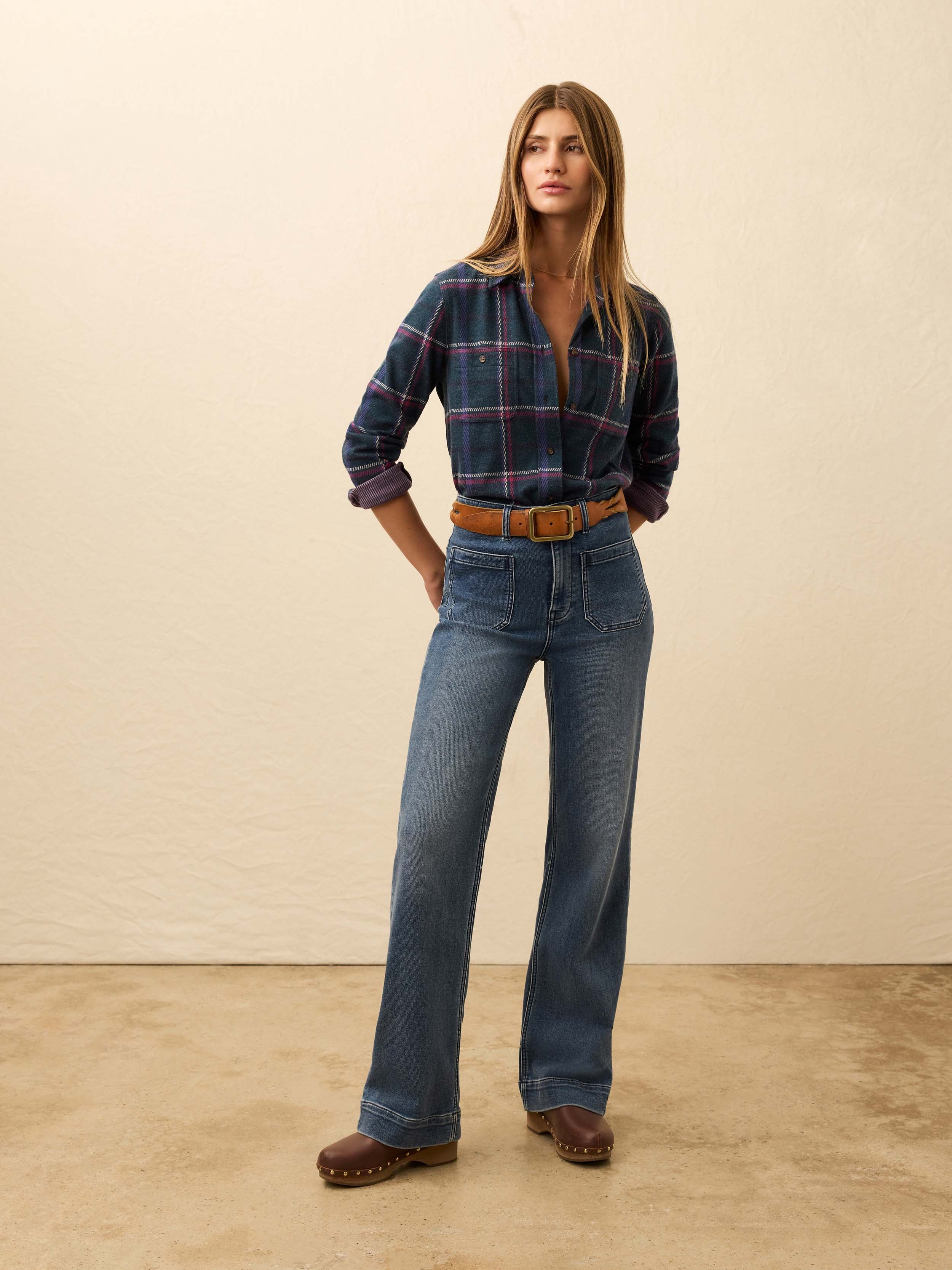 Legend™ Sweater Shirt - Northern Lights Plaid - Image 3