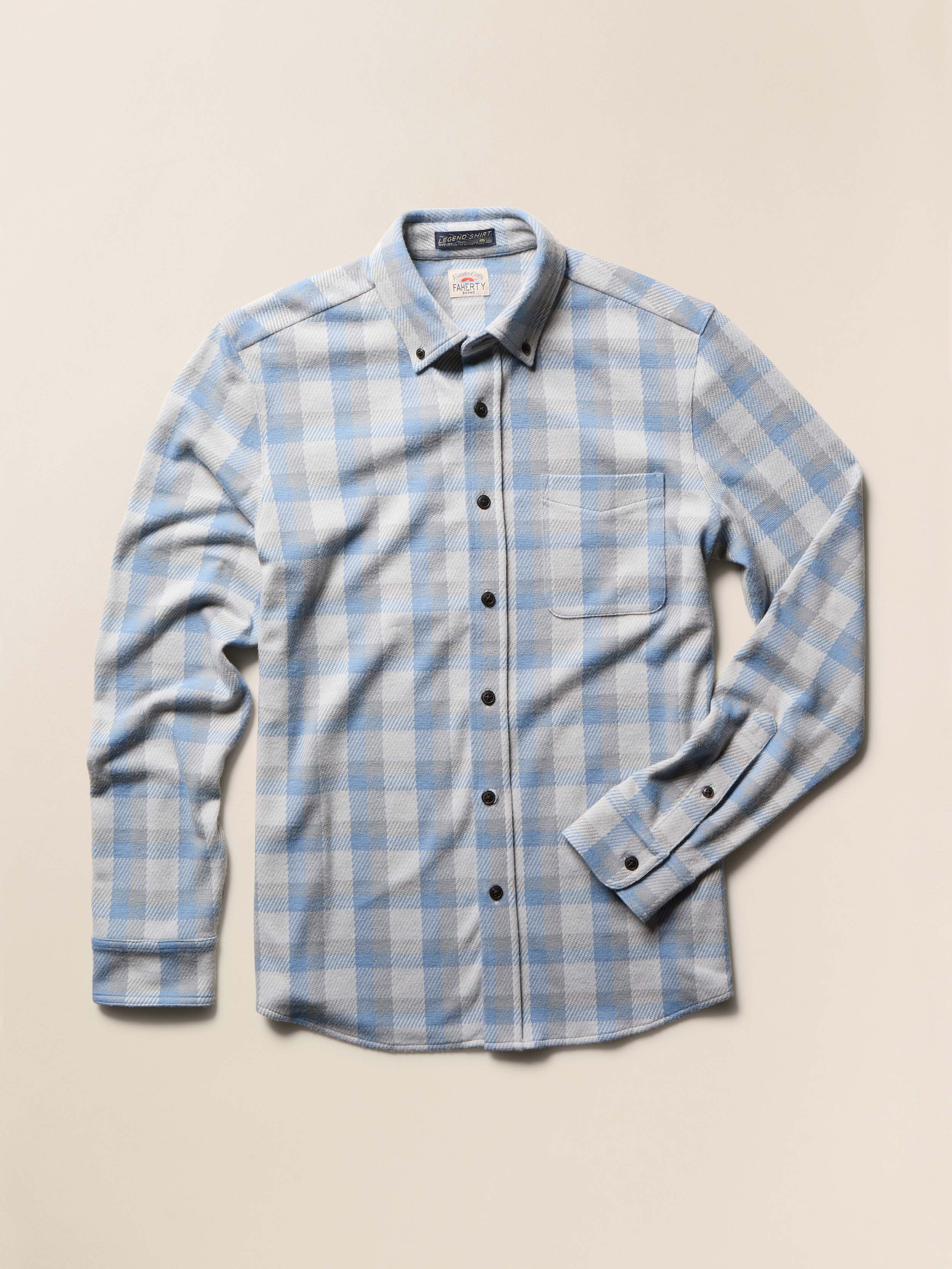 Legend™ Sweater Shirt (Single Pocket) - Duck Creek Plaid - Image 7