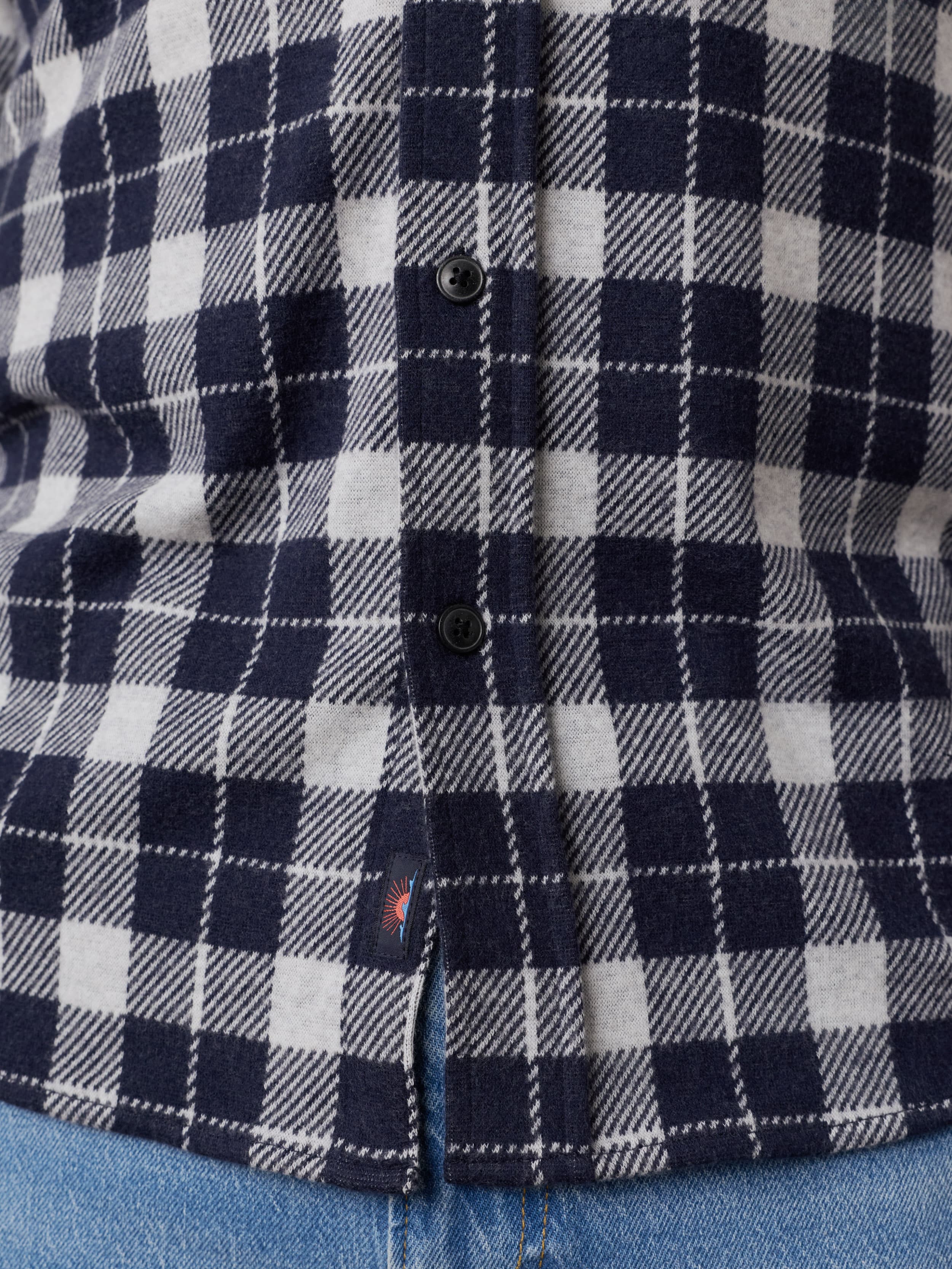 Legend™ Sweater Shirt (Single Pocket) - Midnight Lake Plaid - Image 5