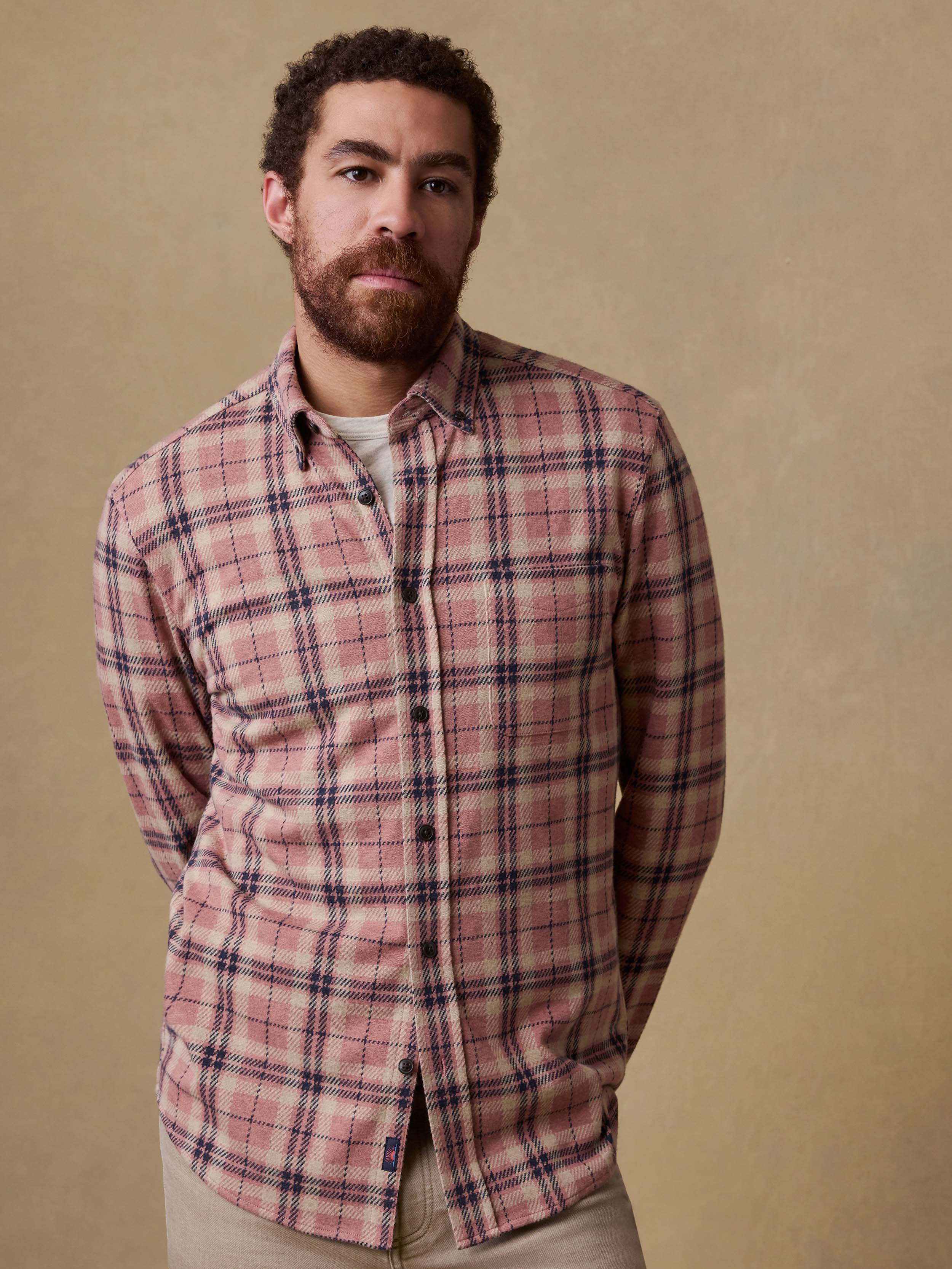 Legend™ Sweater Shirt (Single Pocket) - Sienna Night Plaid - Image 2