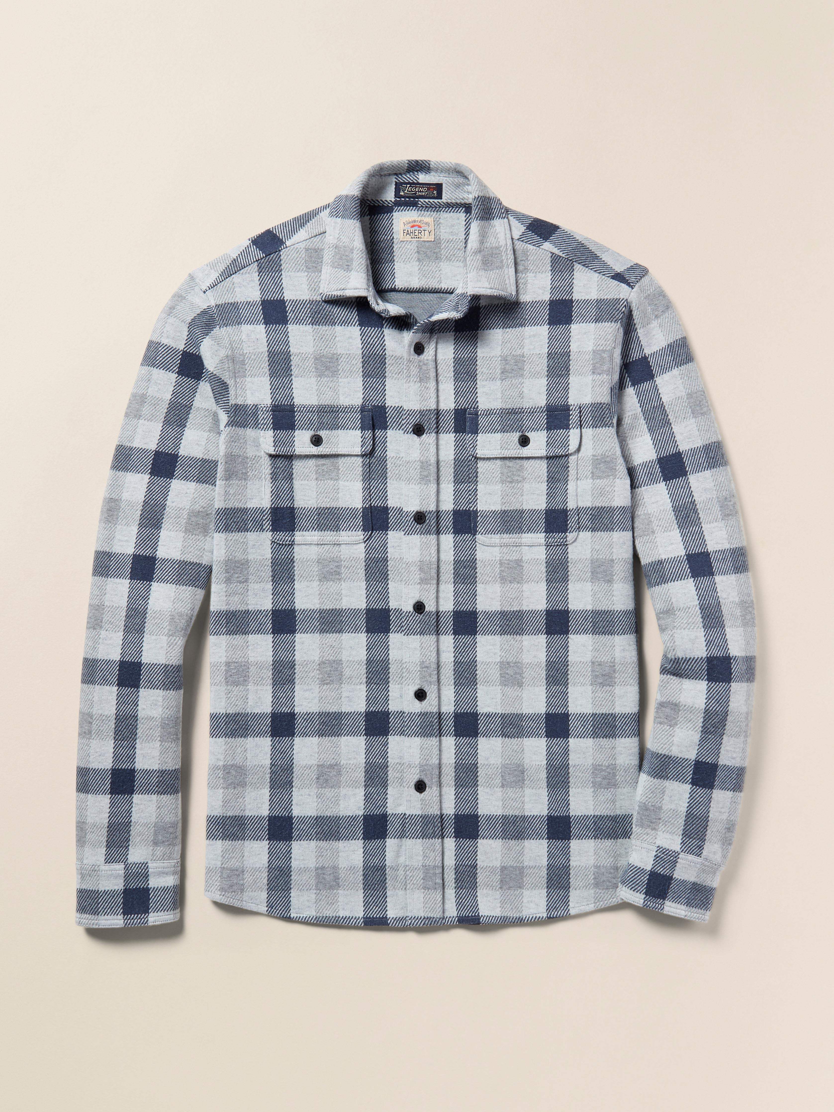 Legend™ Sweater Shirt - Snowy Night Check - Image 2