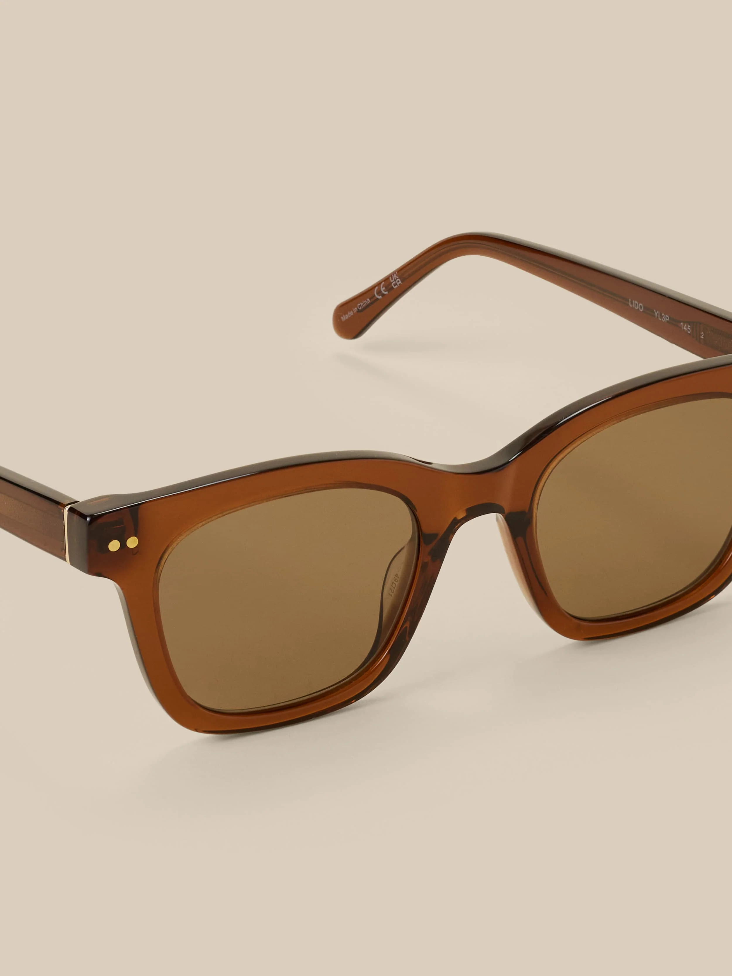 Lido Sunglasses - Chestnut - Image 3