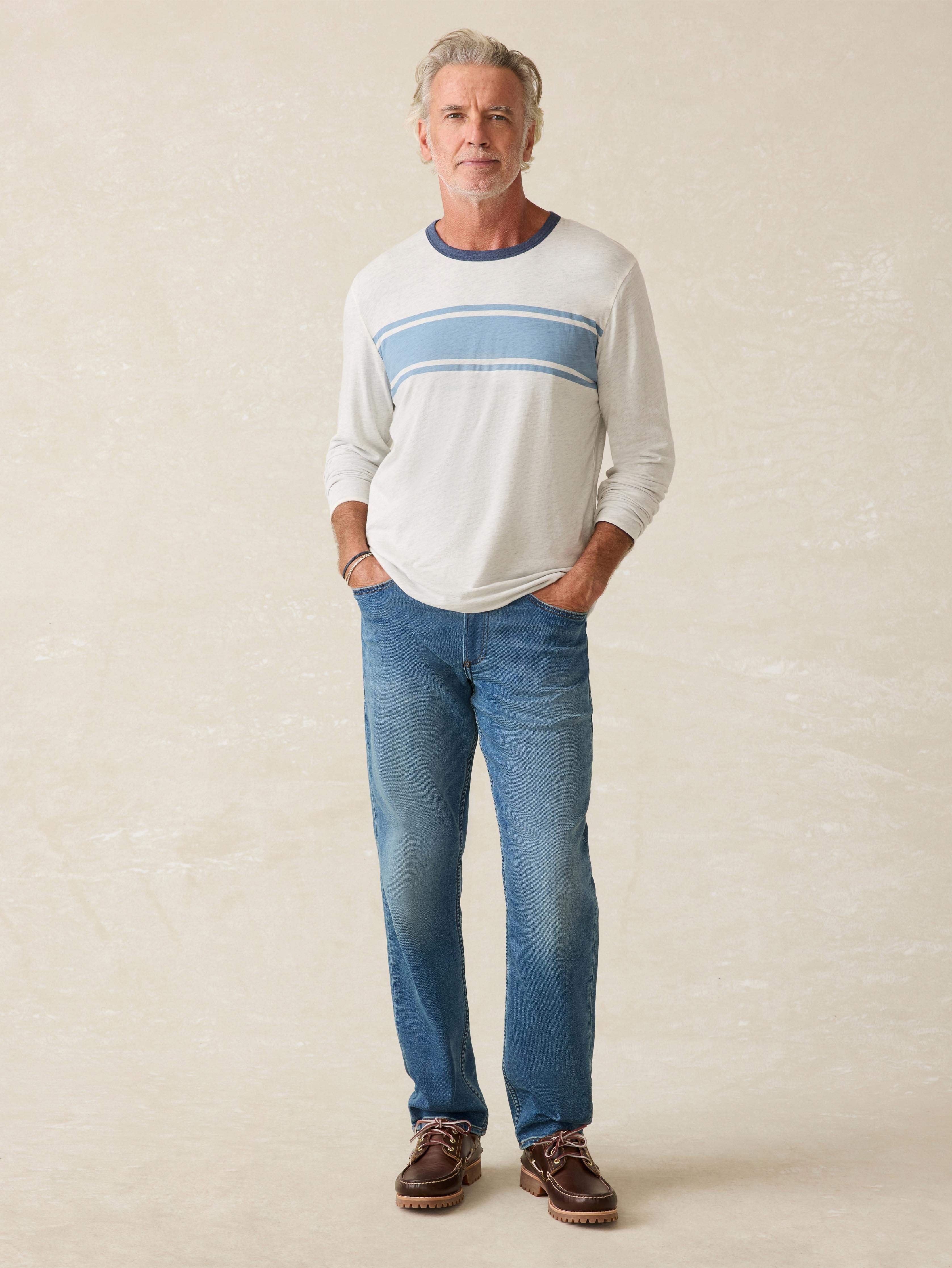 Long-Sleeve Cloud Reversible Crew - Ivory Heather - Image 2