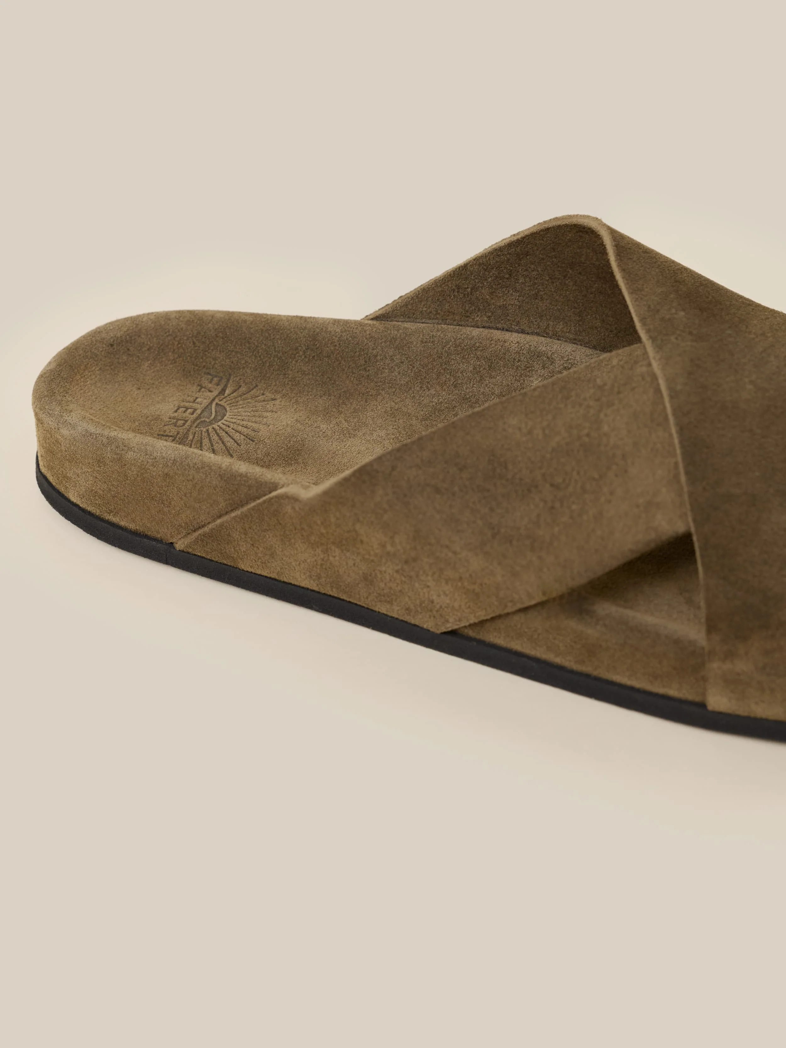 Men's Low Tide Suede Slide - Olive - Image 4