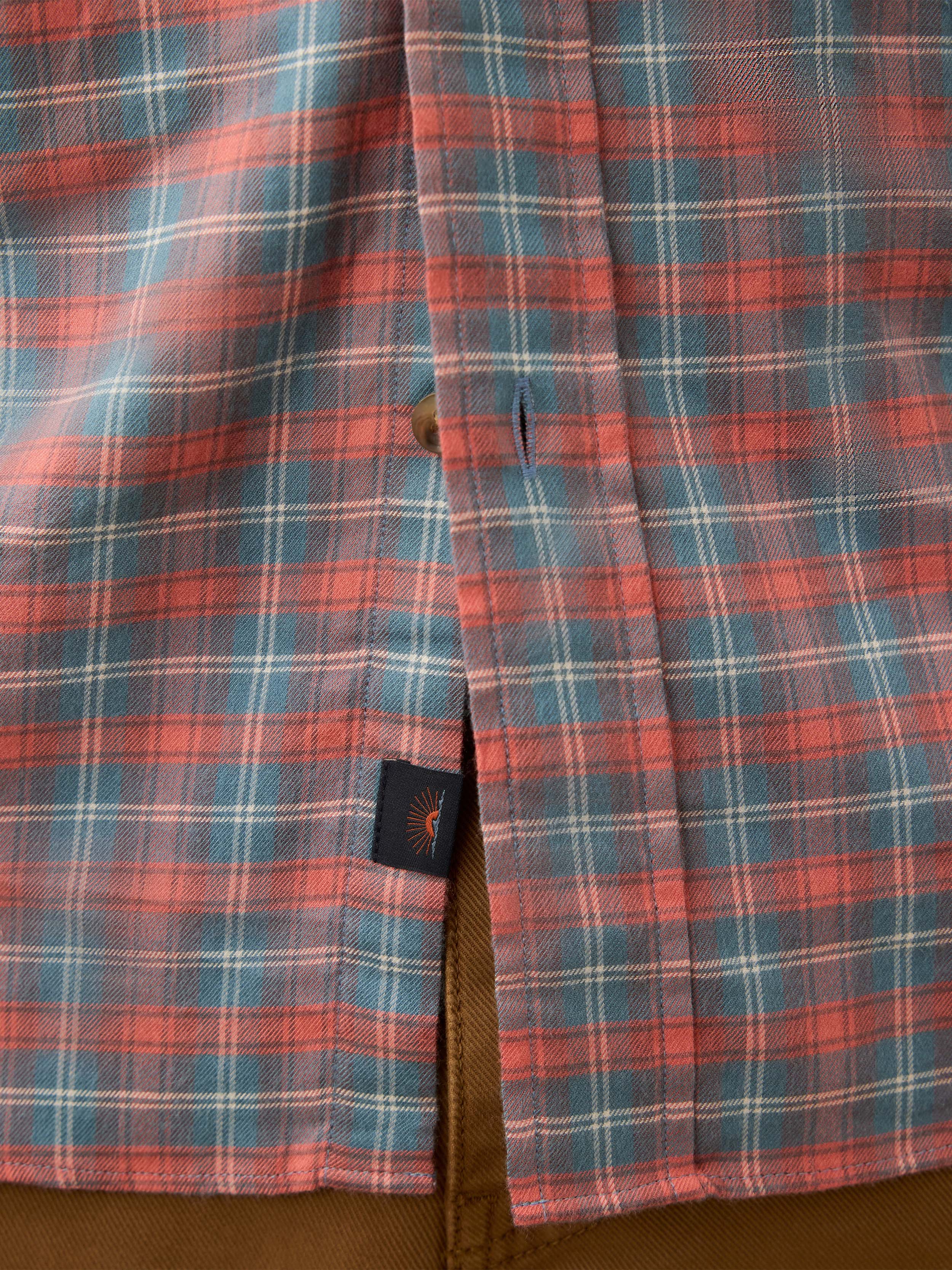 Movement™ Brushed Shirt - Blue Sierra Plaid - Image 5