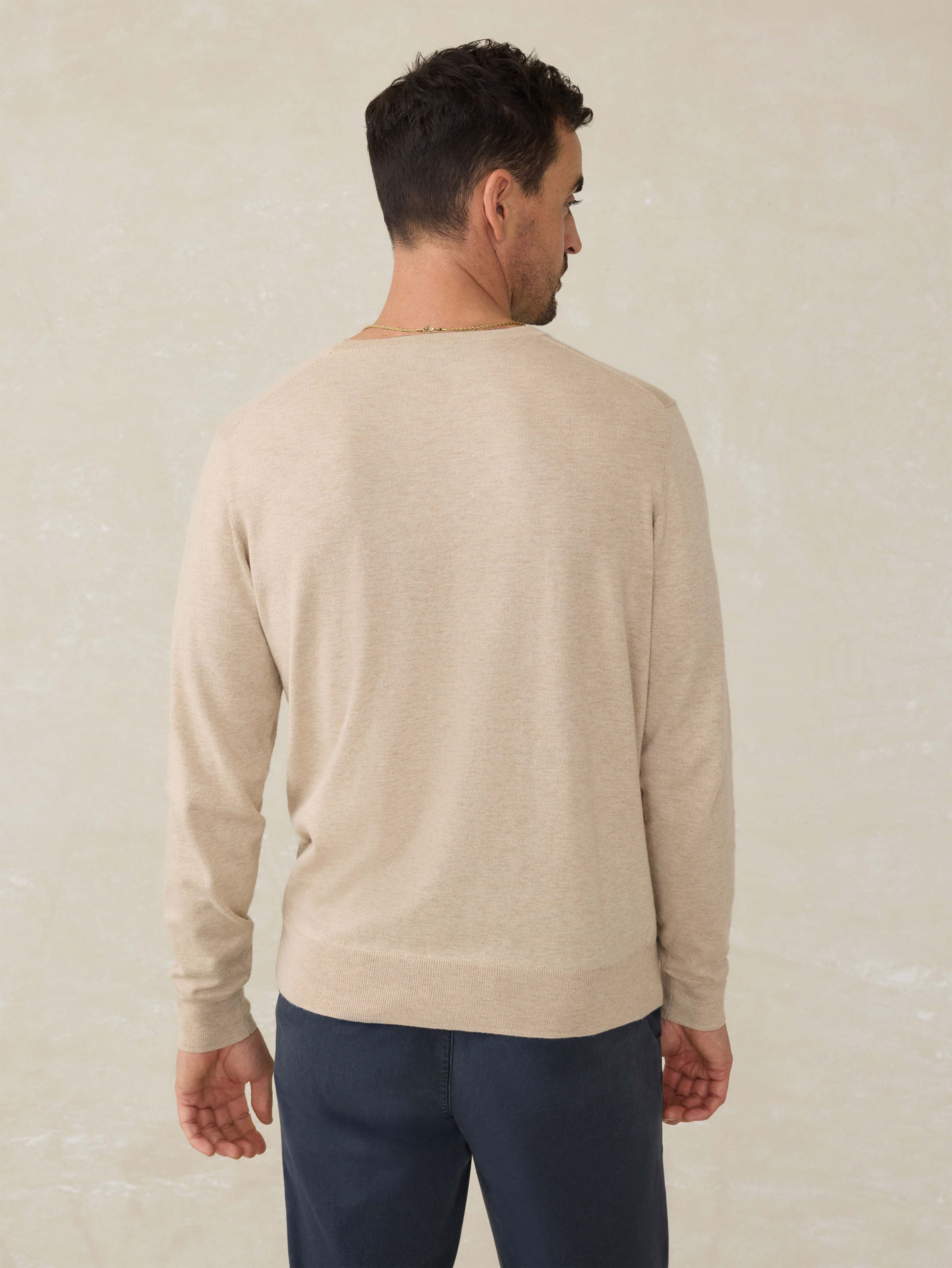 Movement™ Crewneck Sweater - Soft Dune Heather - Image 3