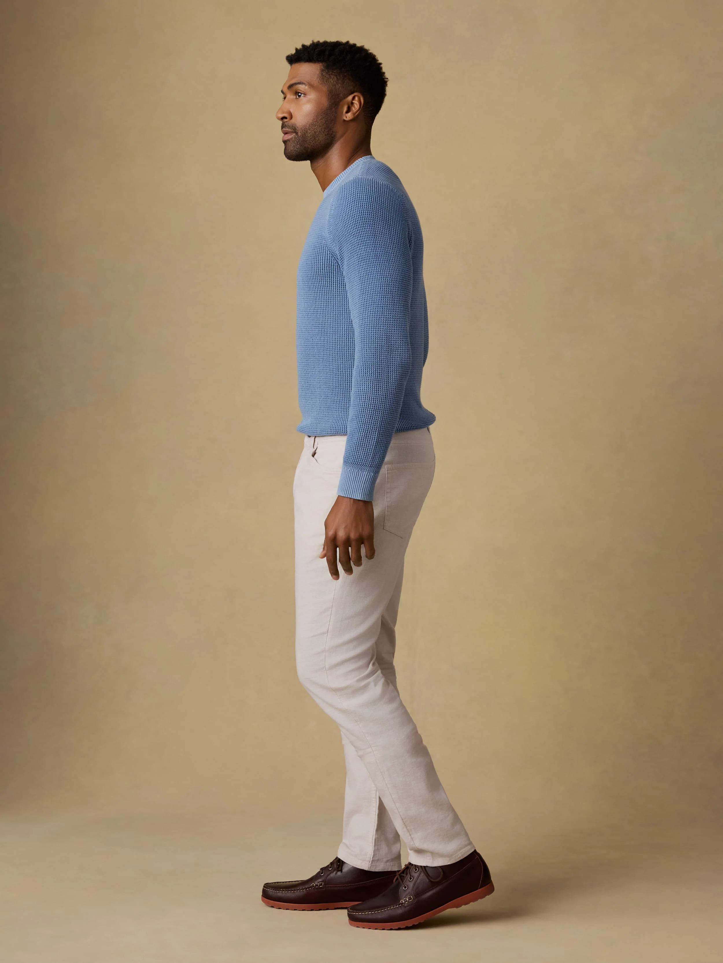 Movement™ Linen 5-Pocket Pant - Dorset Sand - Image 4
