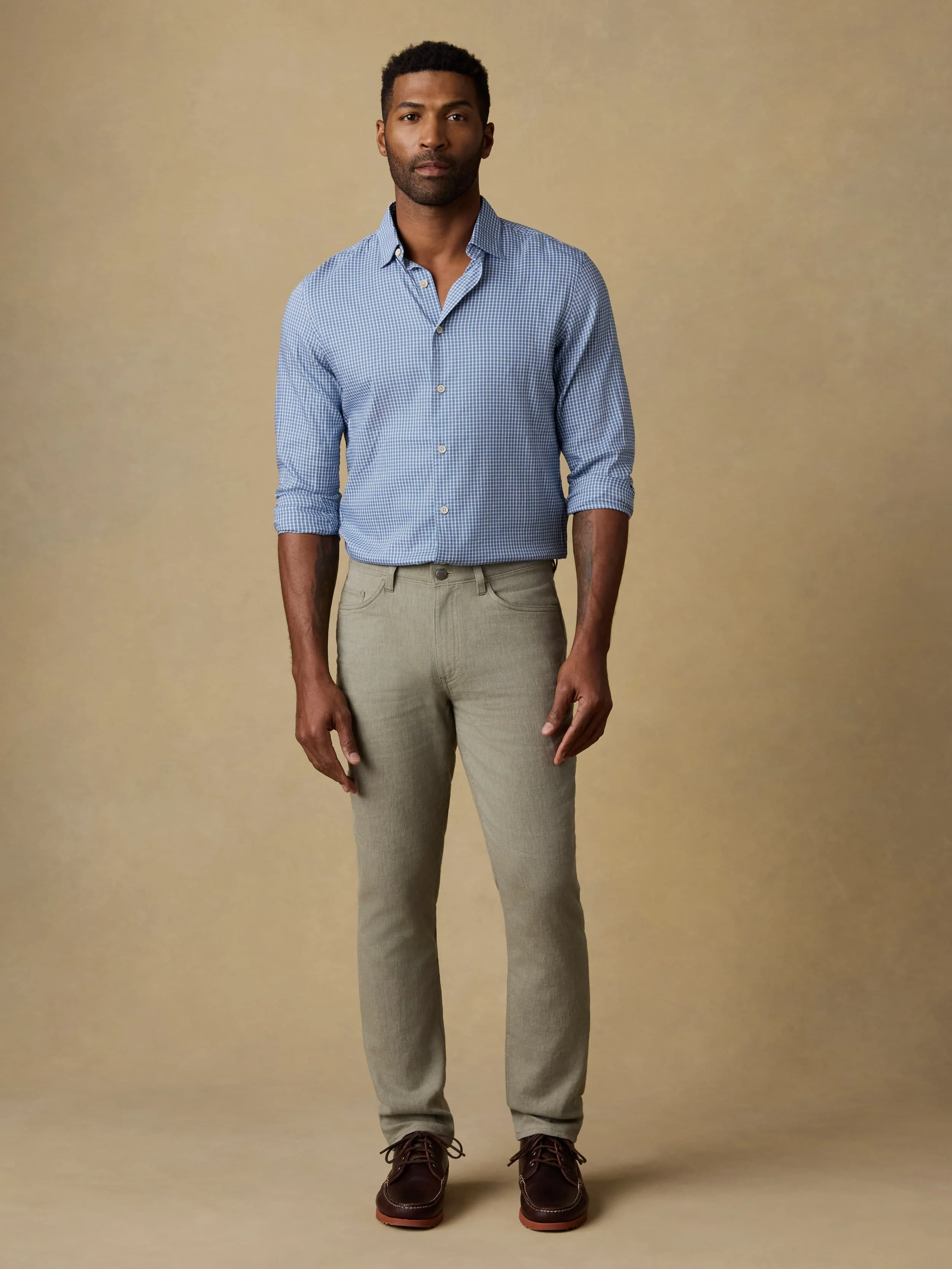 Movement™ Linen 5-Pocket Pant - Sage Cliff - Image 2