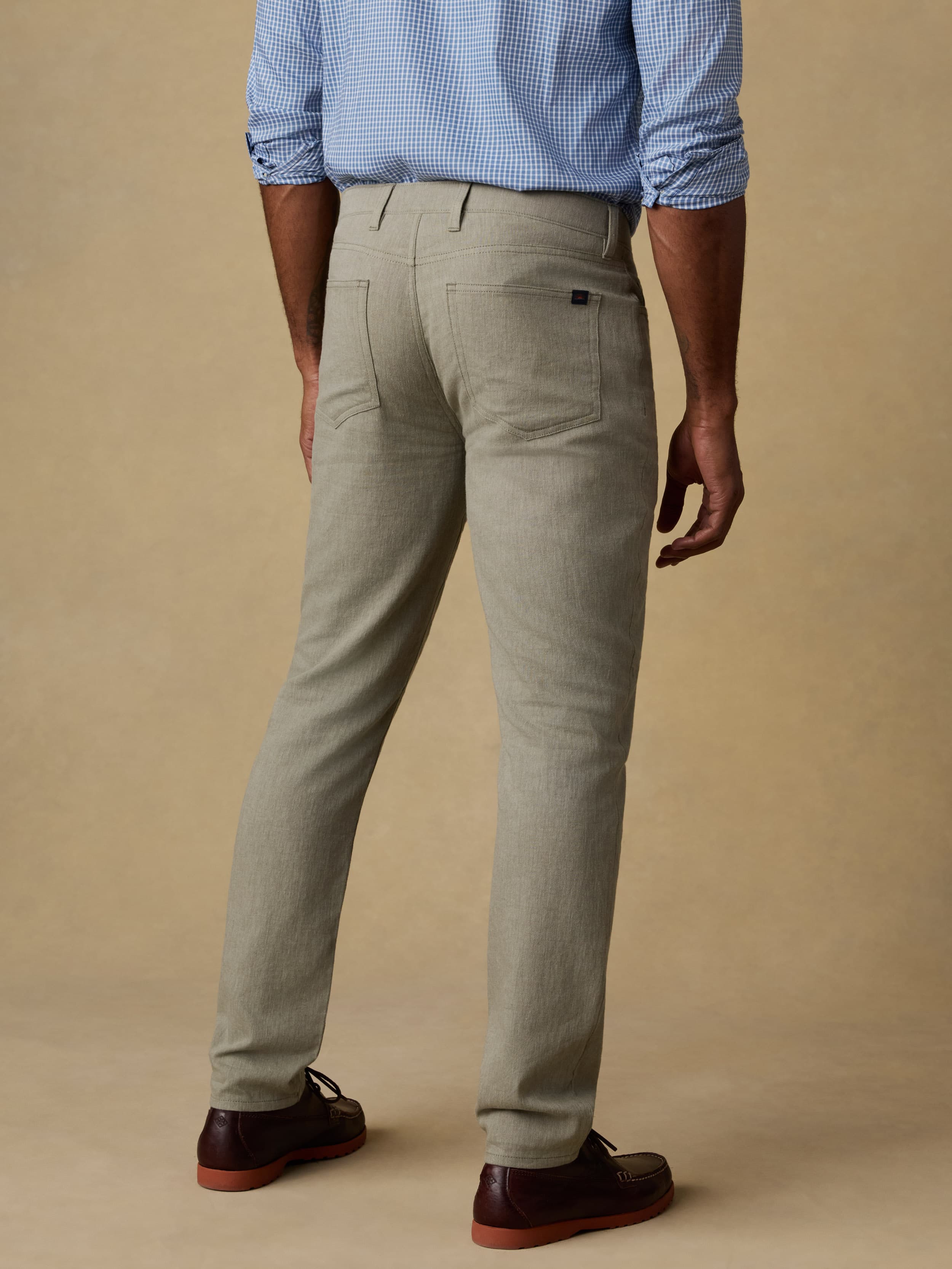 Movement™ Linen 5-Pocket Pant - Sage Cliff - Image 5