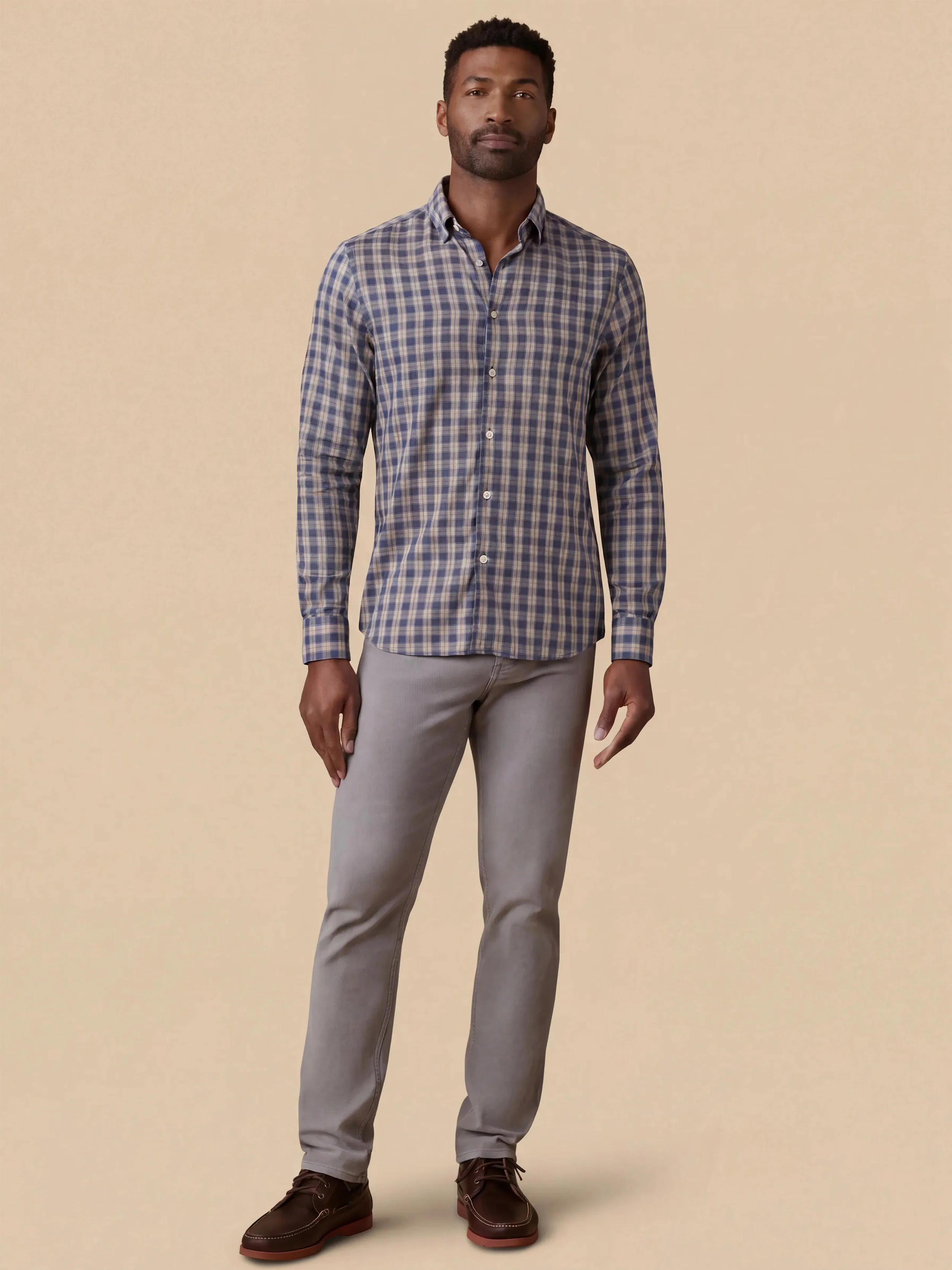 Movement™ Monterey Shirt - Navy Seas Plaid - Image 2