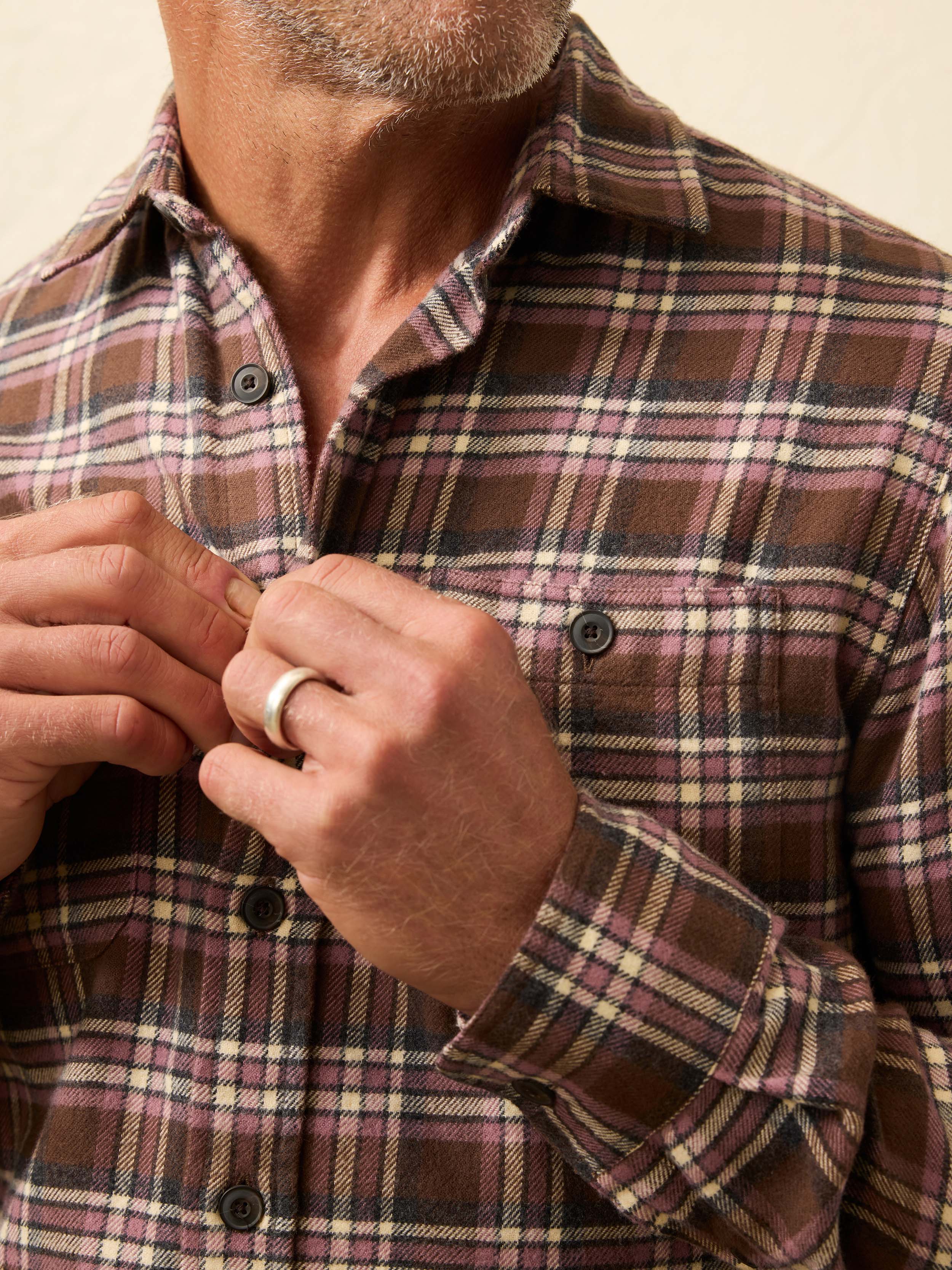 Heirloom Portuguese Flannel Shirt - Manta Rota Plaid - Image 2