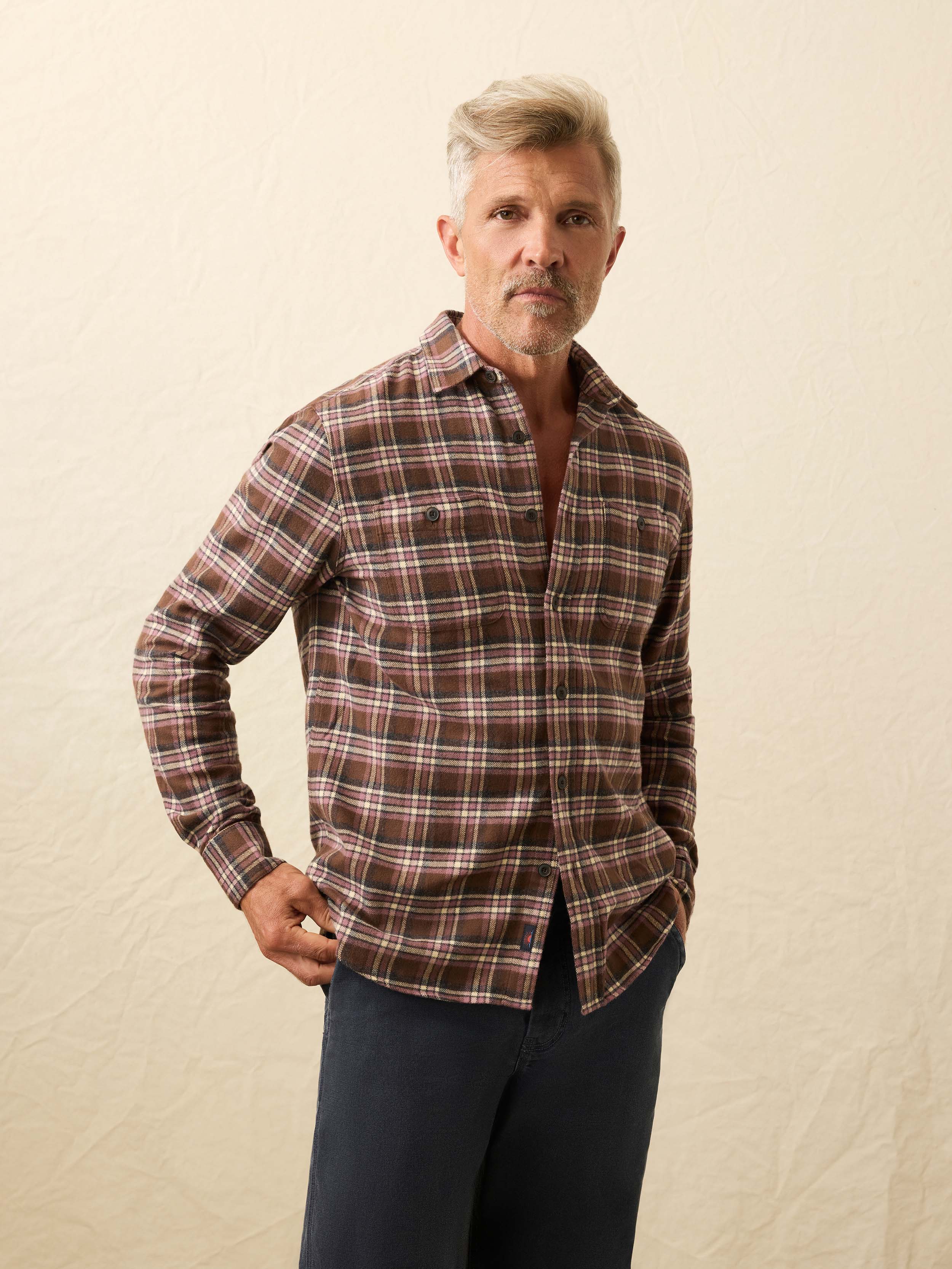 Heirloom Portuguese Flannel Shirt - Manta Rota Plaid - Image 3