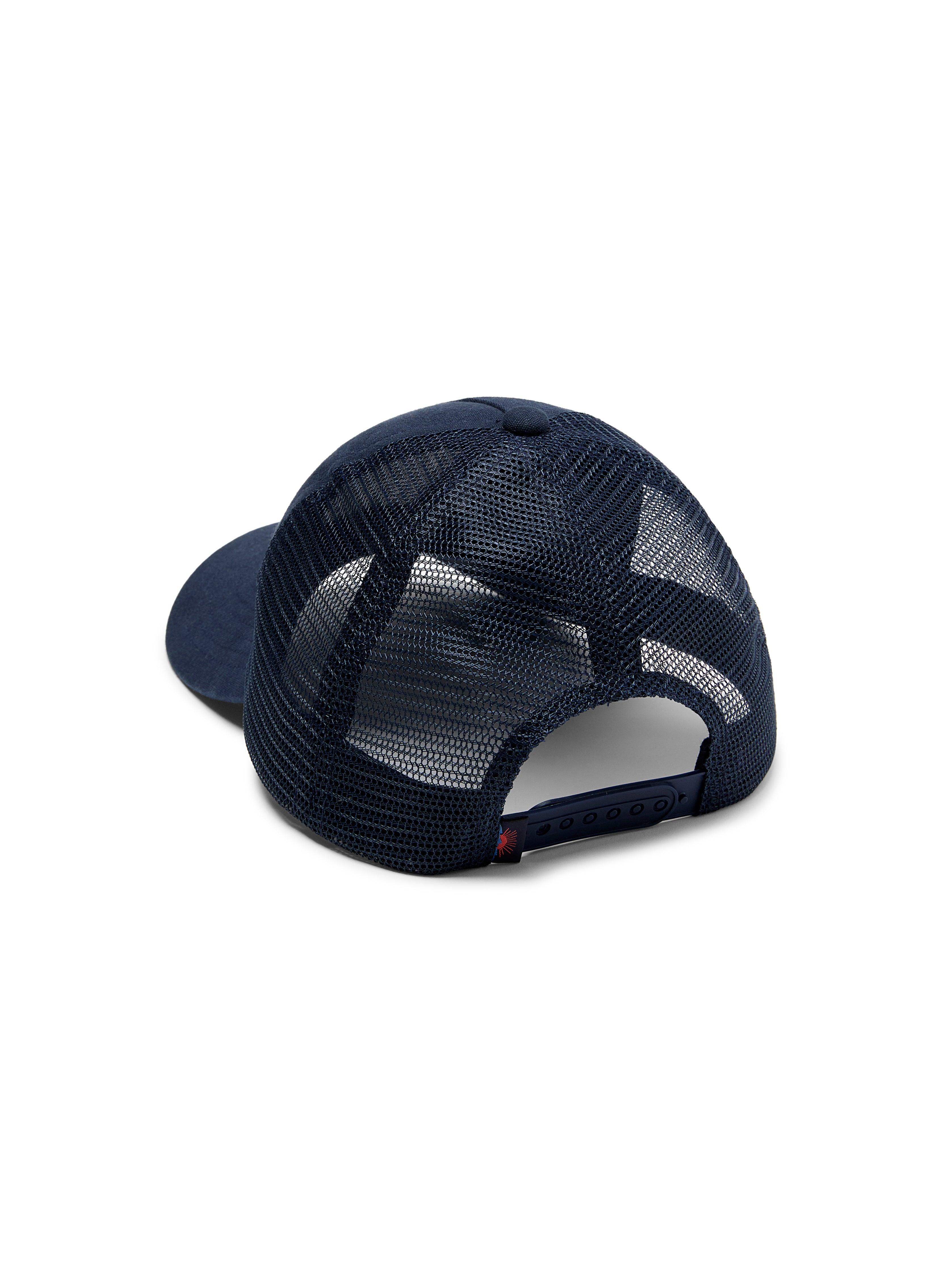 New York Retro Sun And Waves Trucker - Navy Navy - Image 4