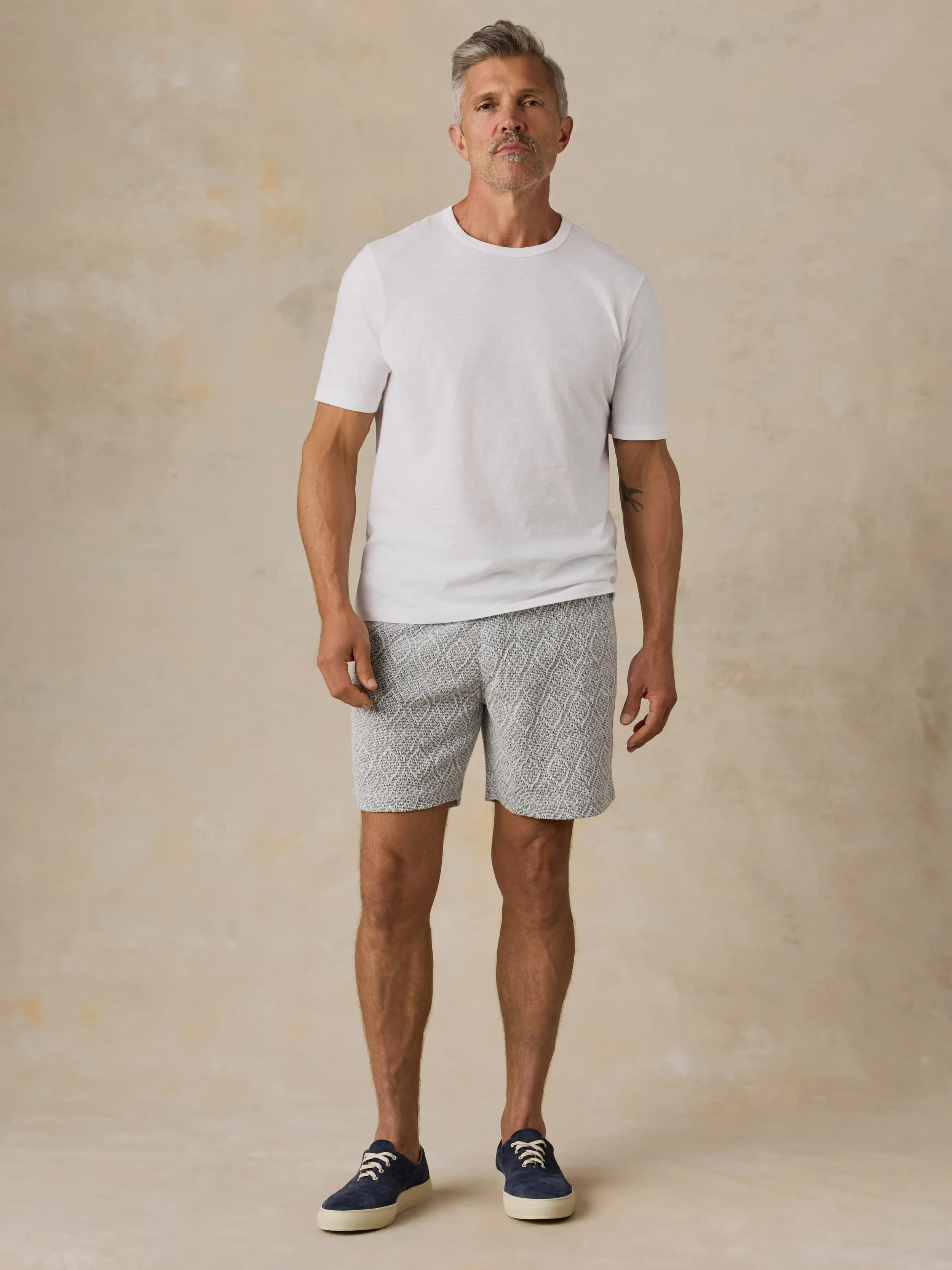Oasis Drawstring Short - Blue Island Medallion - Image 2