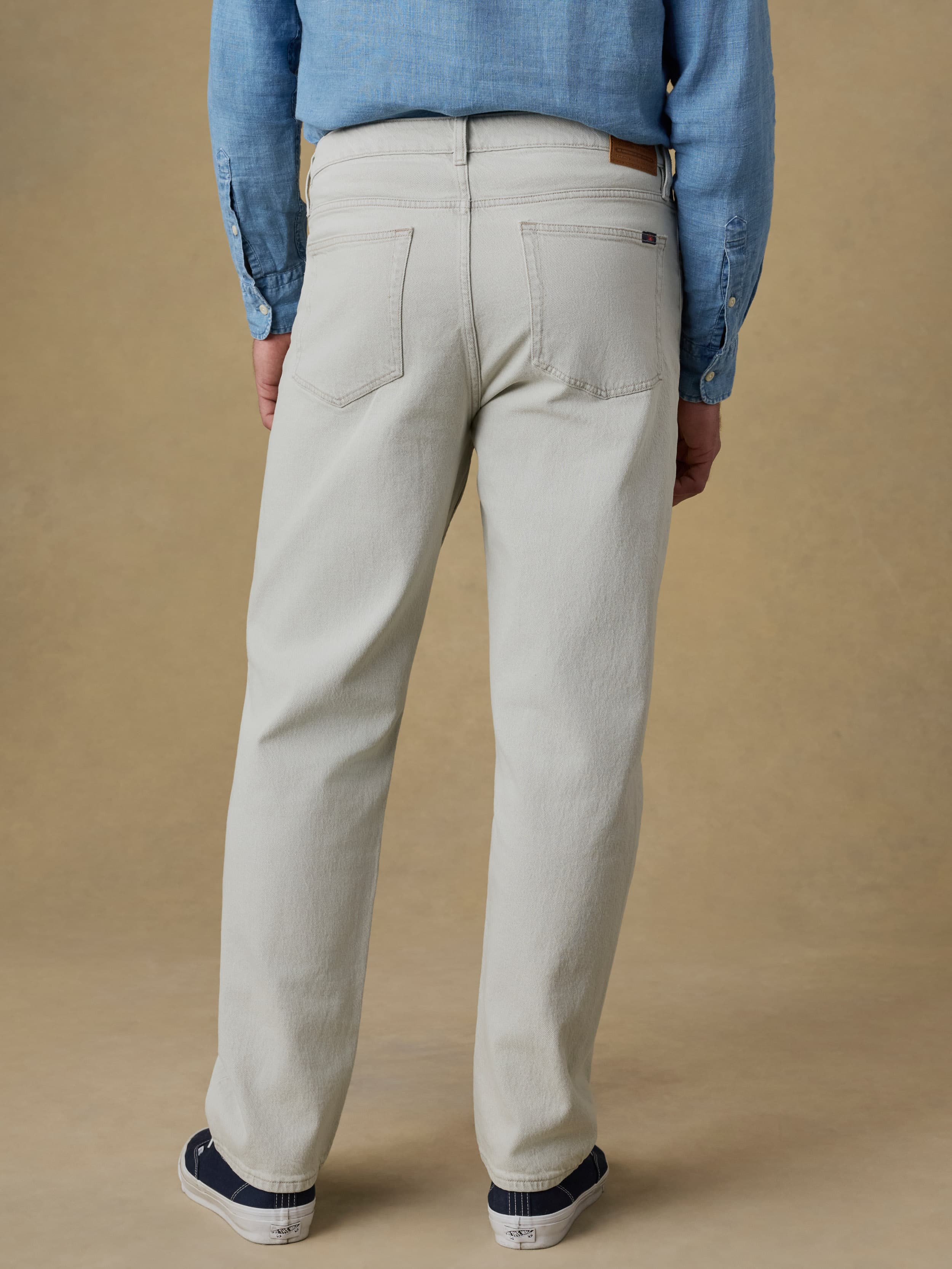 Organic Cotton Denim Pant - Birch - Image 3