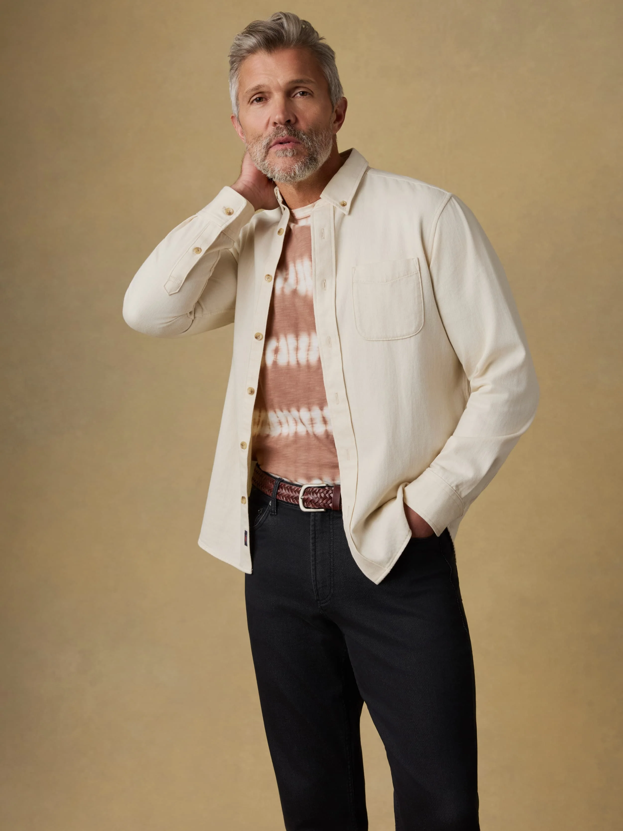 Original Cotton Denim Shirt - Natural - Image 4