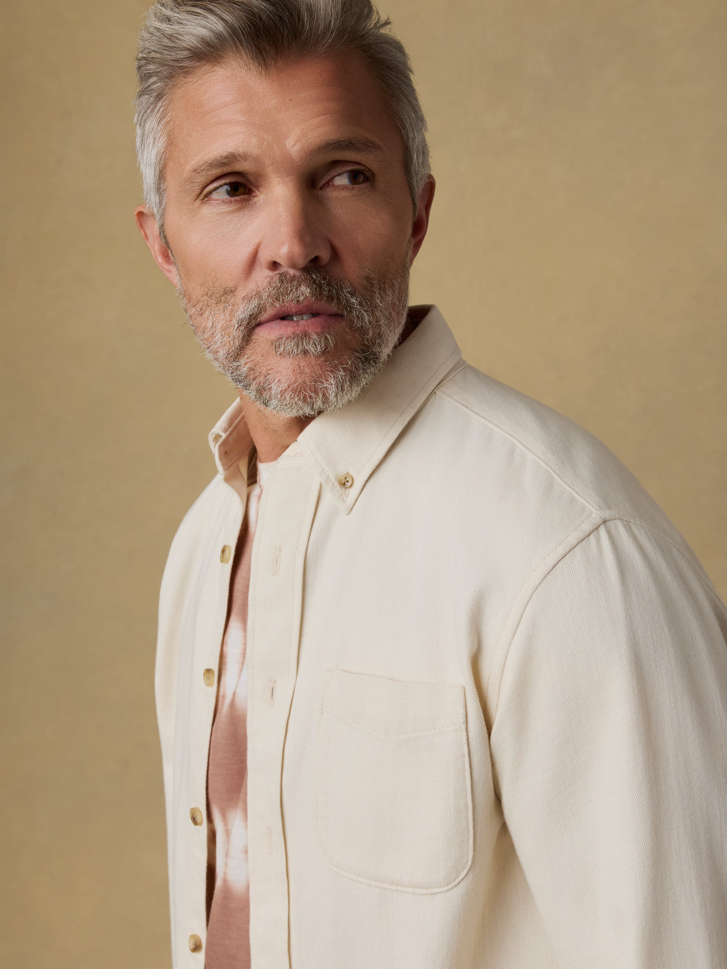 Original Cotton Denim Shirt - Natural - Image 5