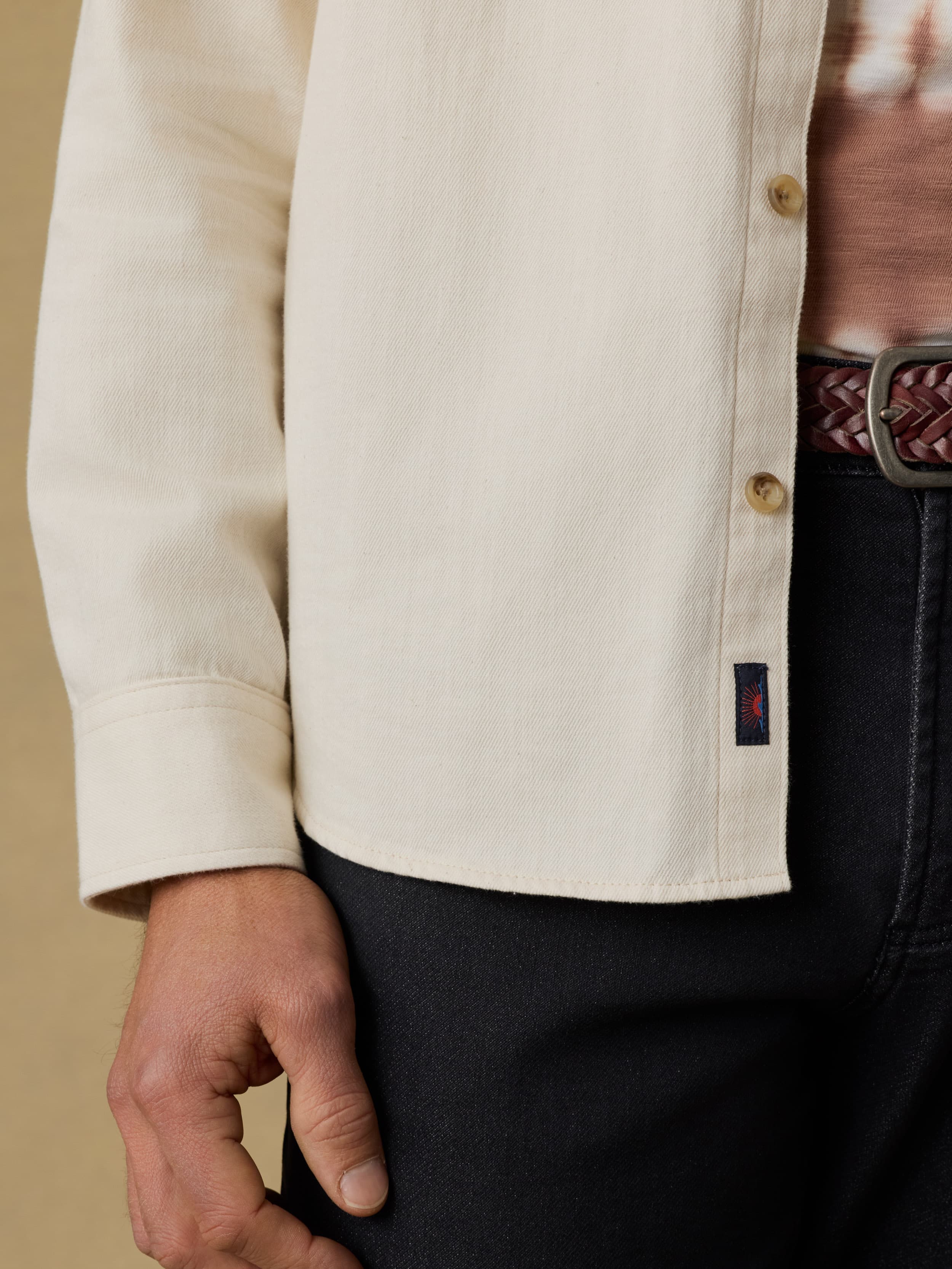 Original Cotton Denim Shirt - Natural - Image 6
