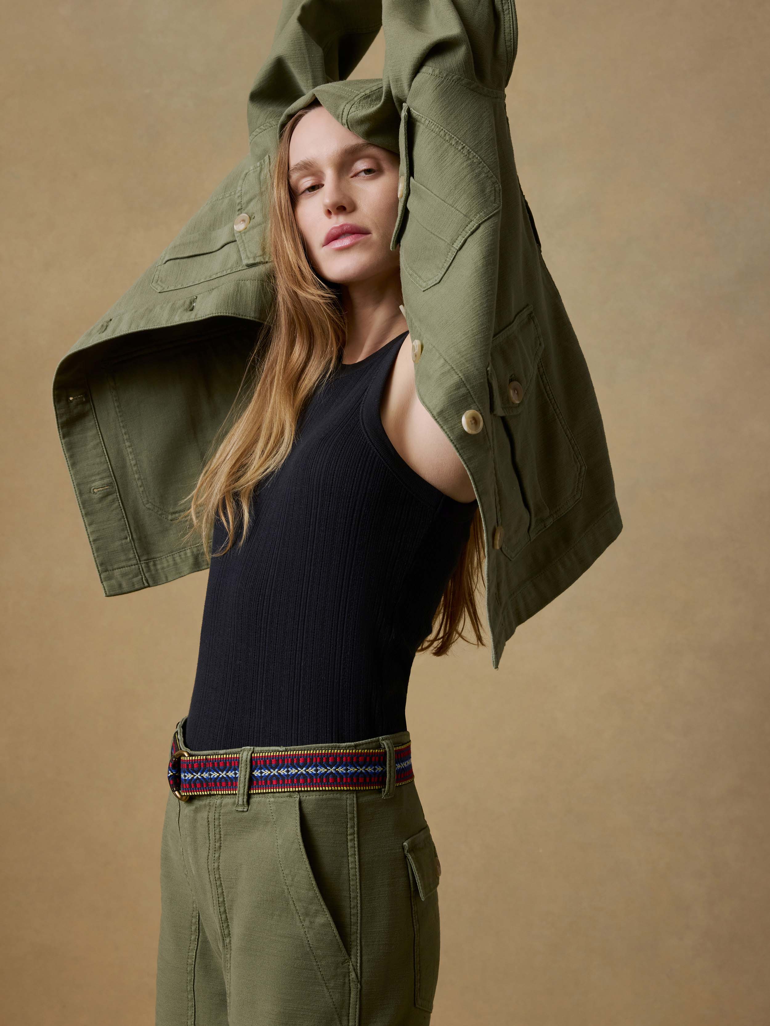 Soft Stretch Utility Pant - Moss - Image 4