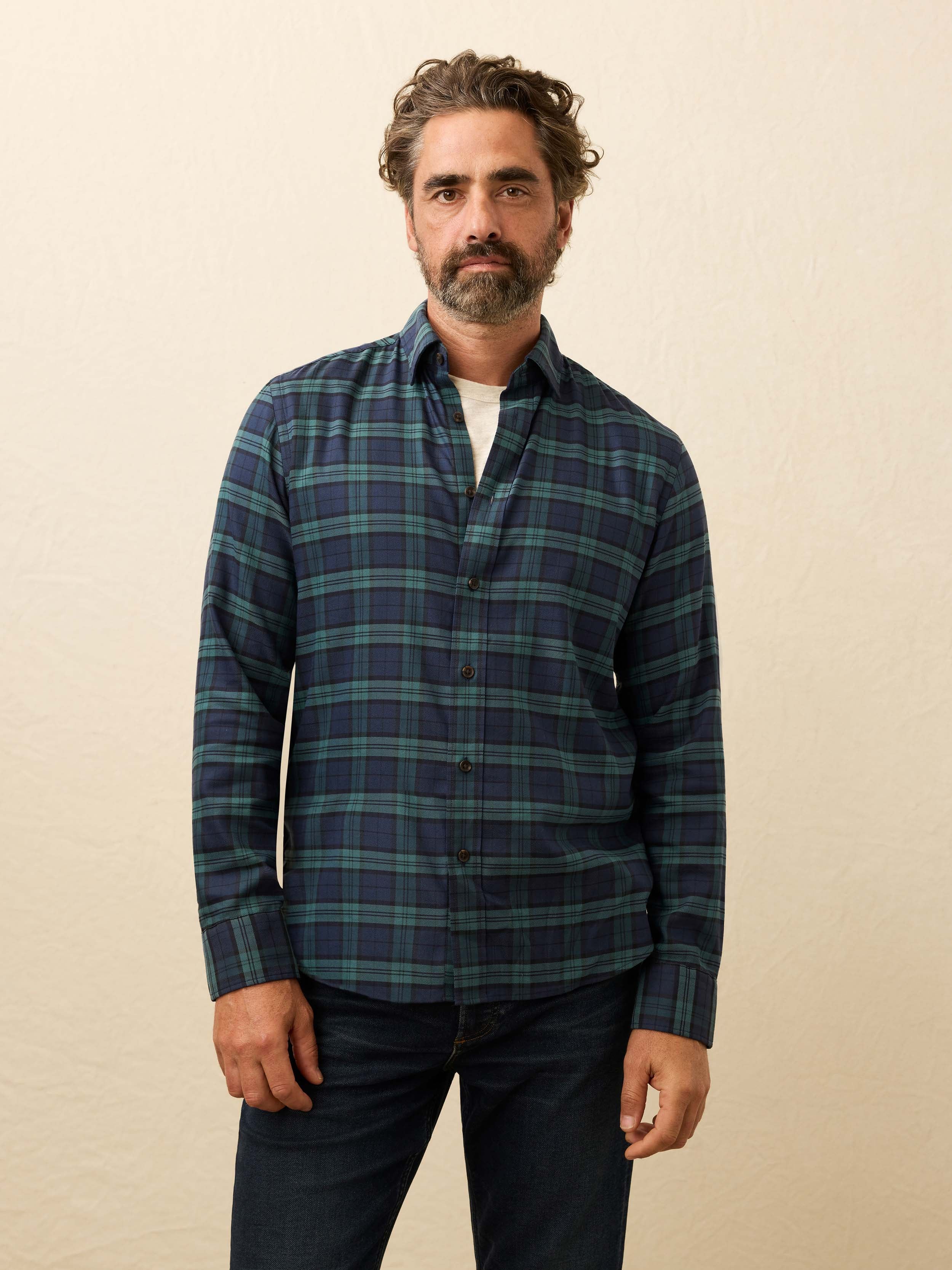 Soft Twill Movement™ Shirt - Harbor Blackwatch Plaid - Image 3