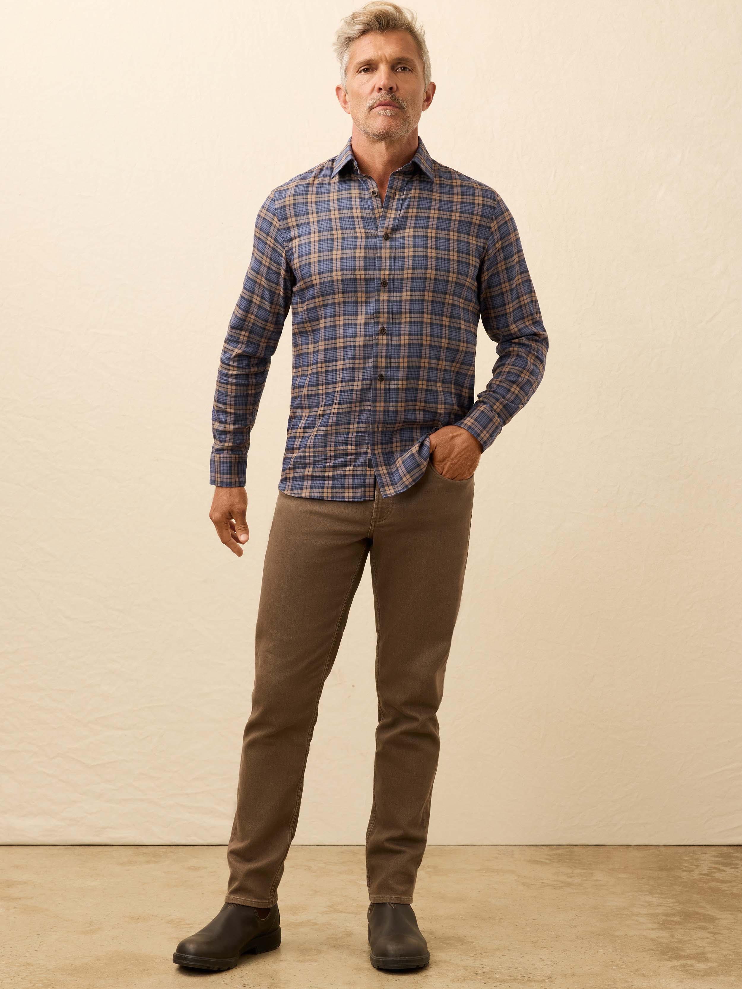 Soft Twill Movement™ Shirt - Walnut Dusk Plaid - Image 4