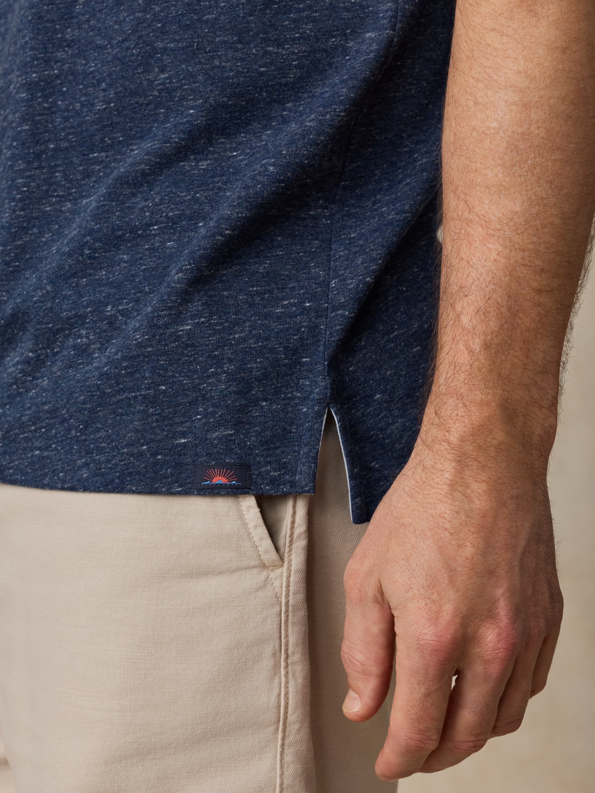 Short-Sleeve Breeze Polo - Midnight Skies Heather - Image 5