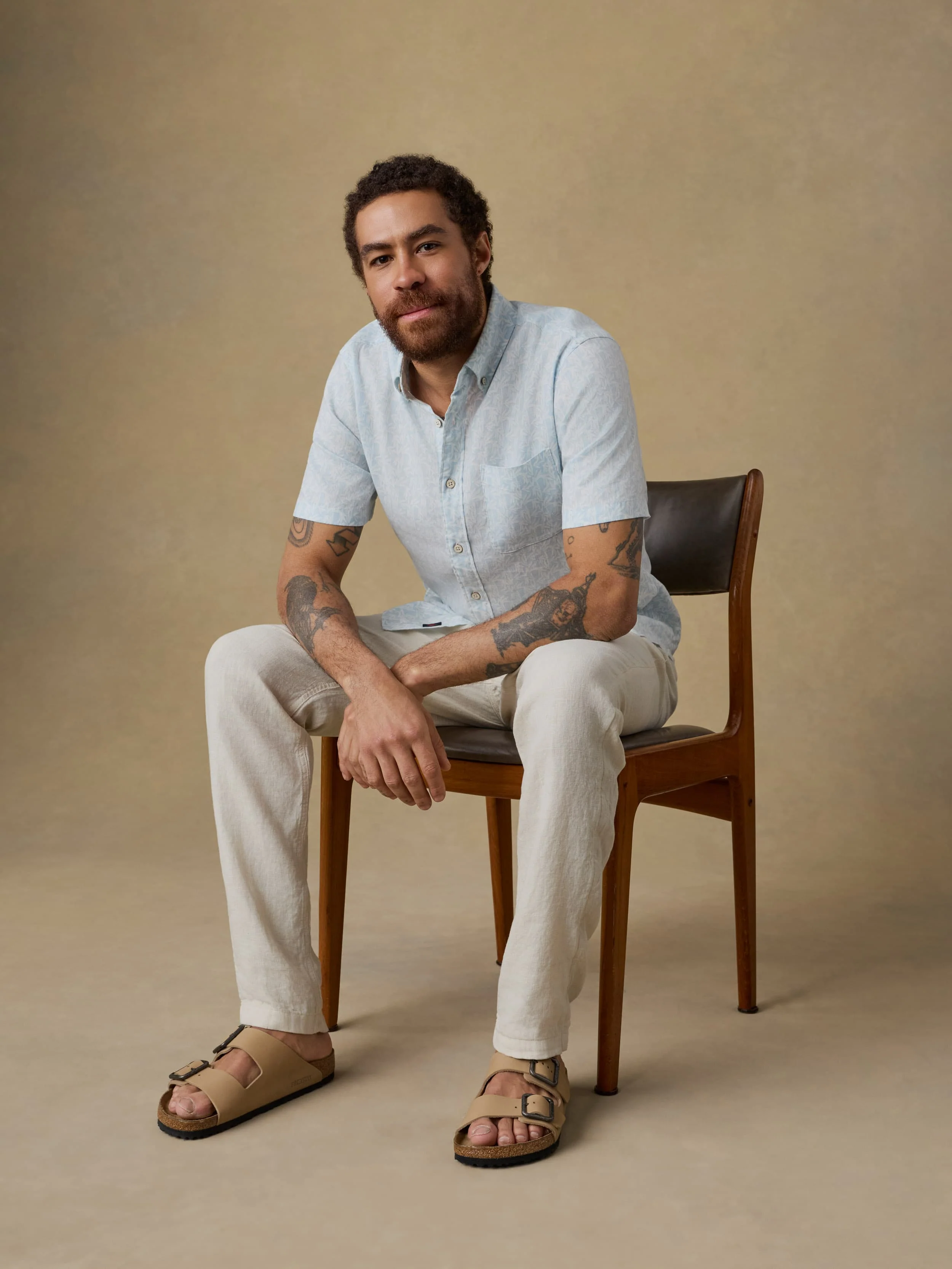 Short-Sleeve Breeze Shirt - Clear Sky Leaf - Image 2