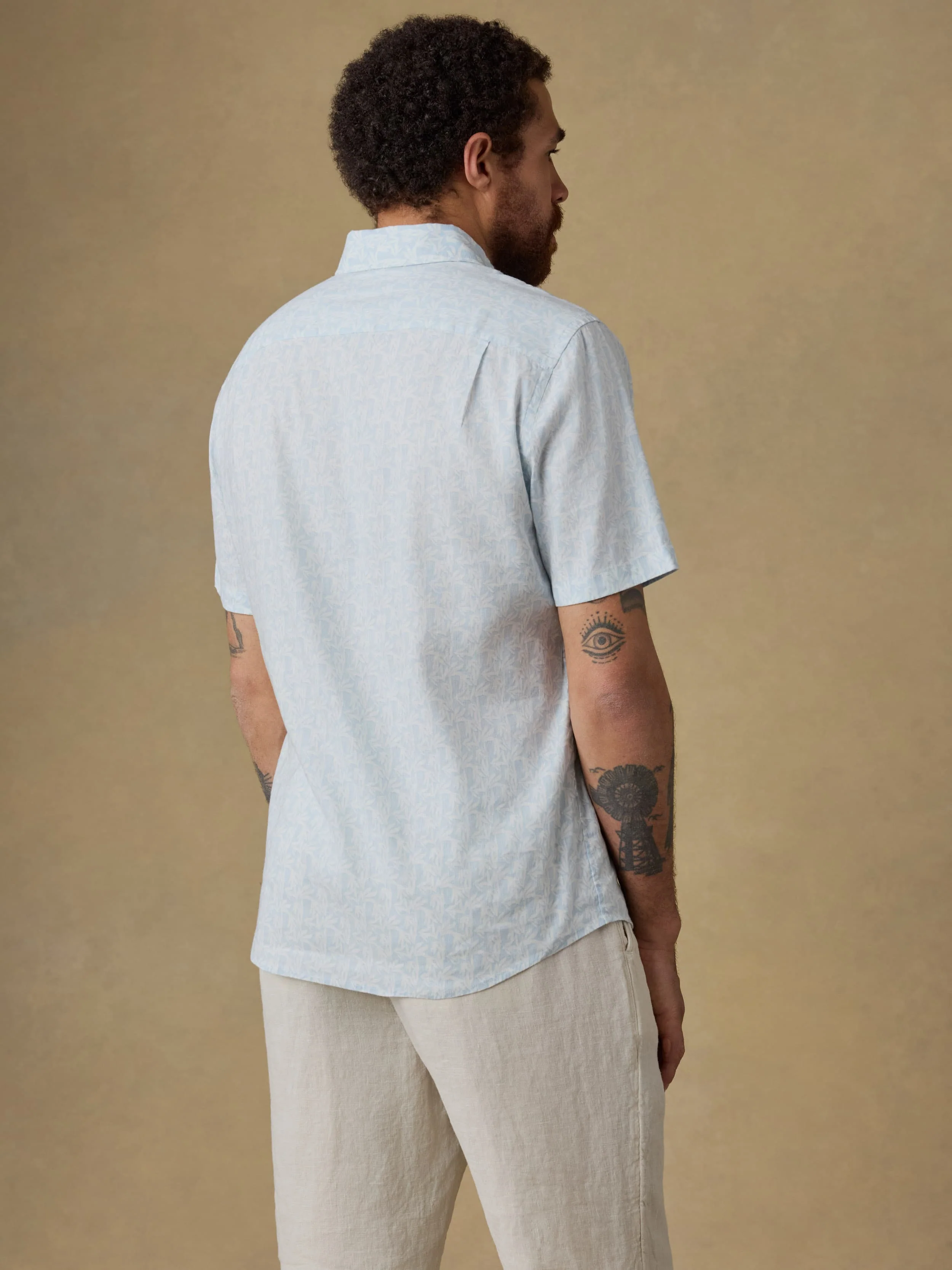 Short-Sleeve Breeze Shirt - Clear Sky Leaf - Image 3