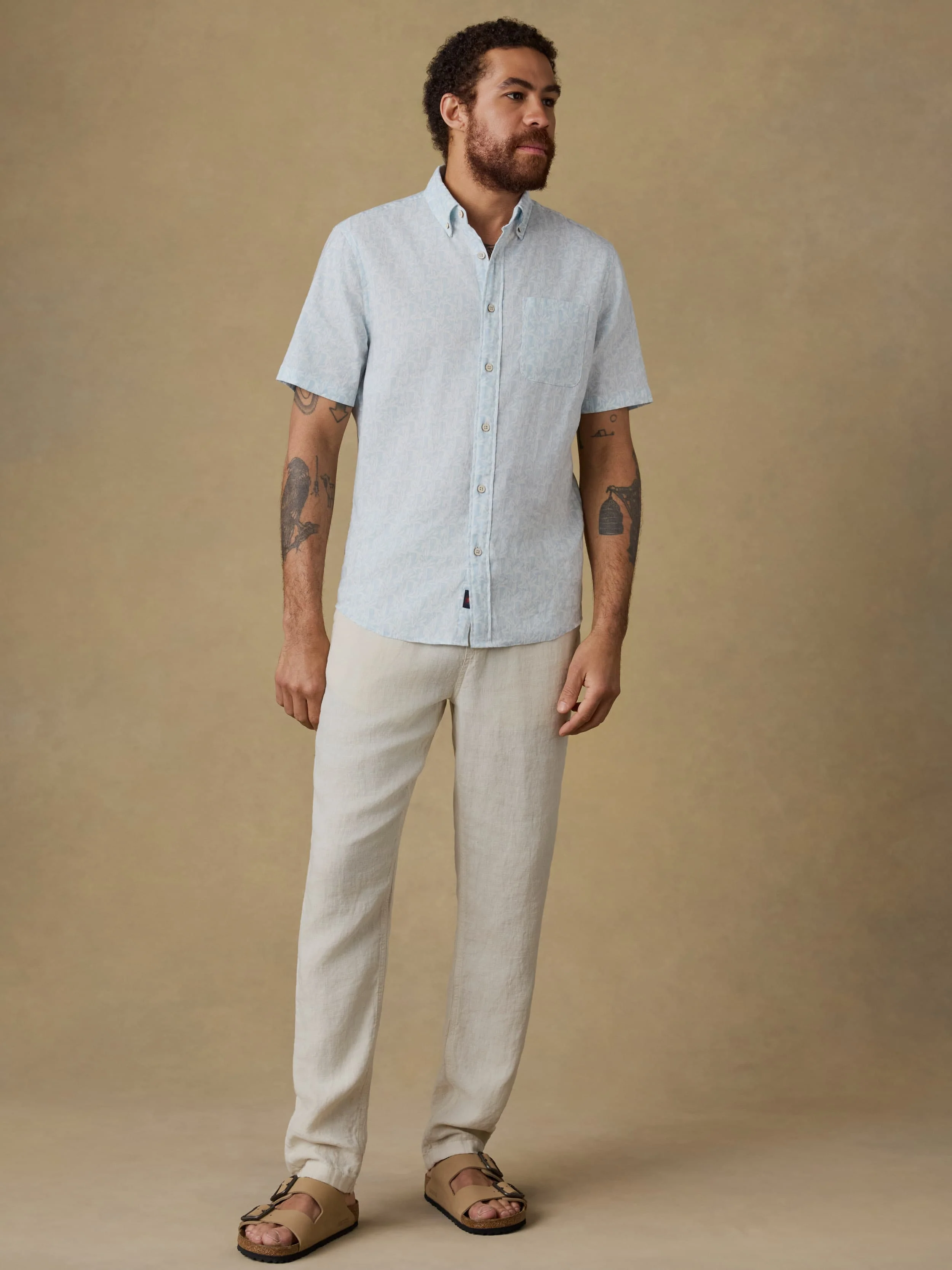 Short-Sleeve Breeze Shirt - Clear Sky Leaf - Image 6