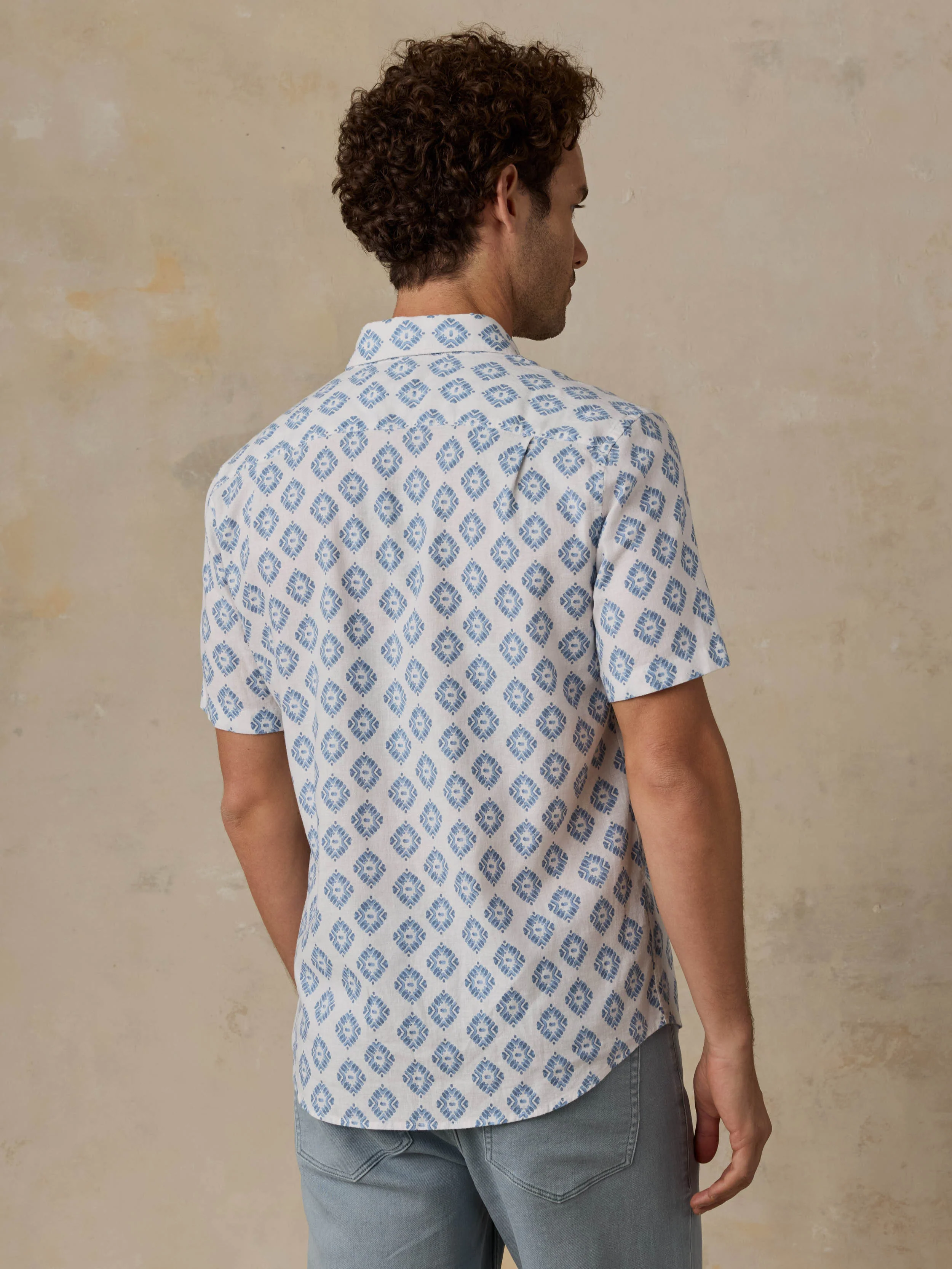 Short-Sleeve Breeze Shirt - Crystal Cascade Diamond - Image 4