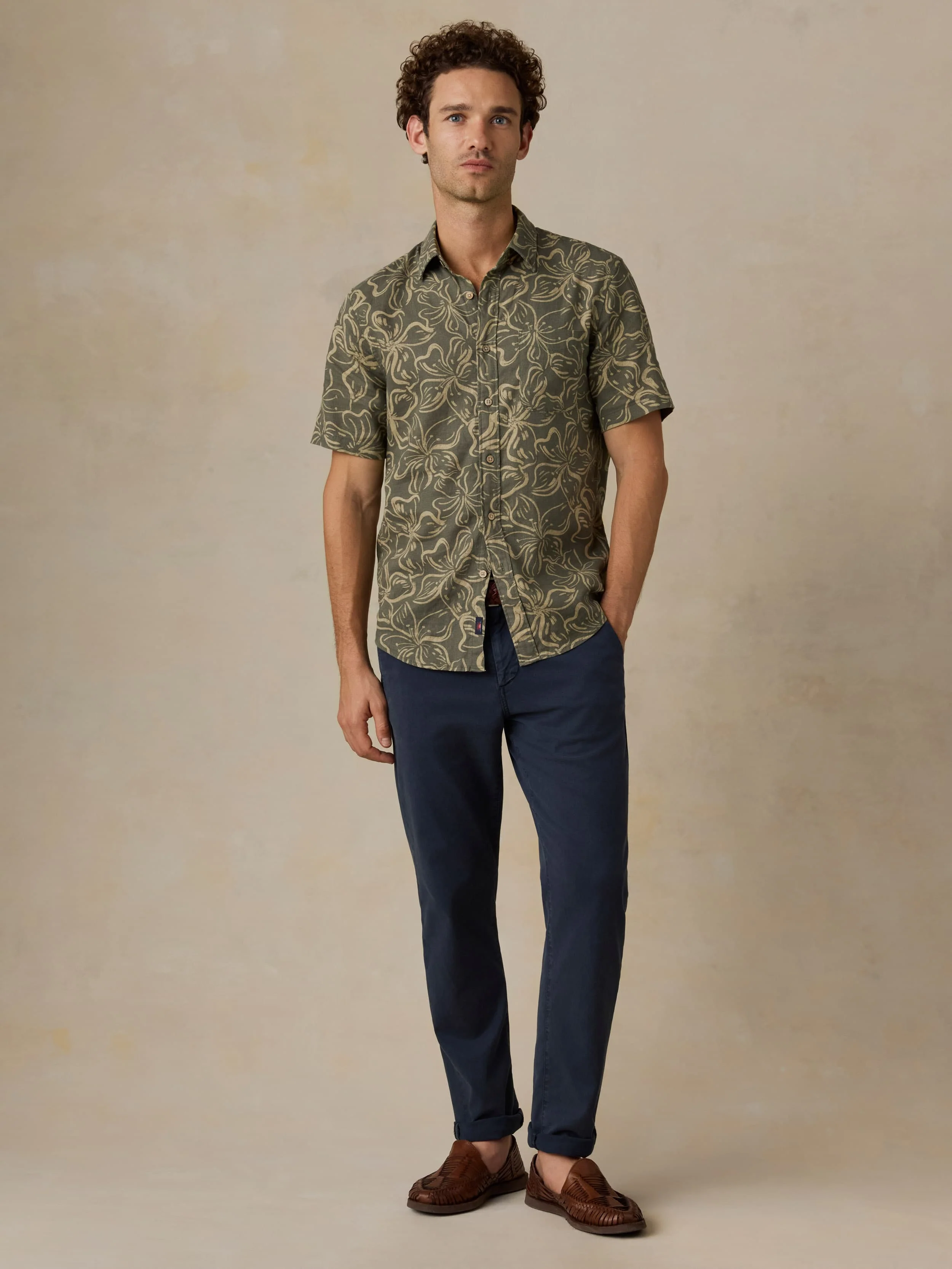 Short-Sleeve Breeze Shirt - Light Pine Blossom - Image 6