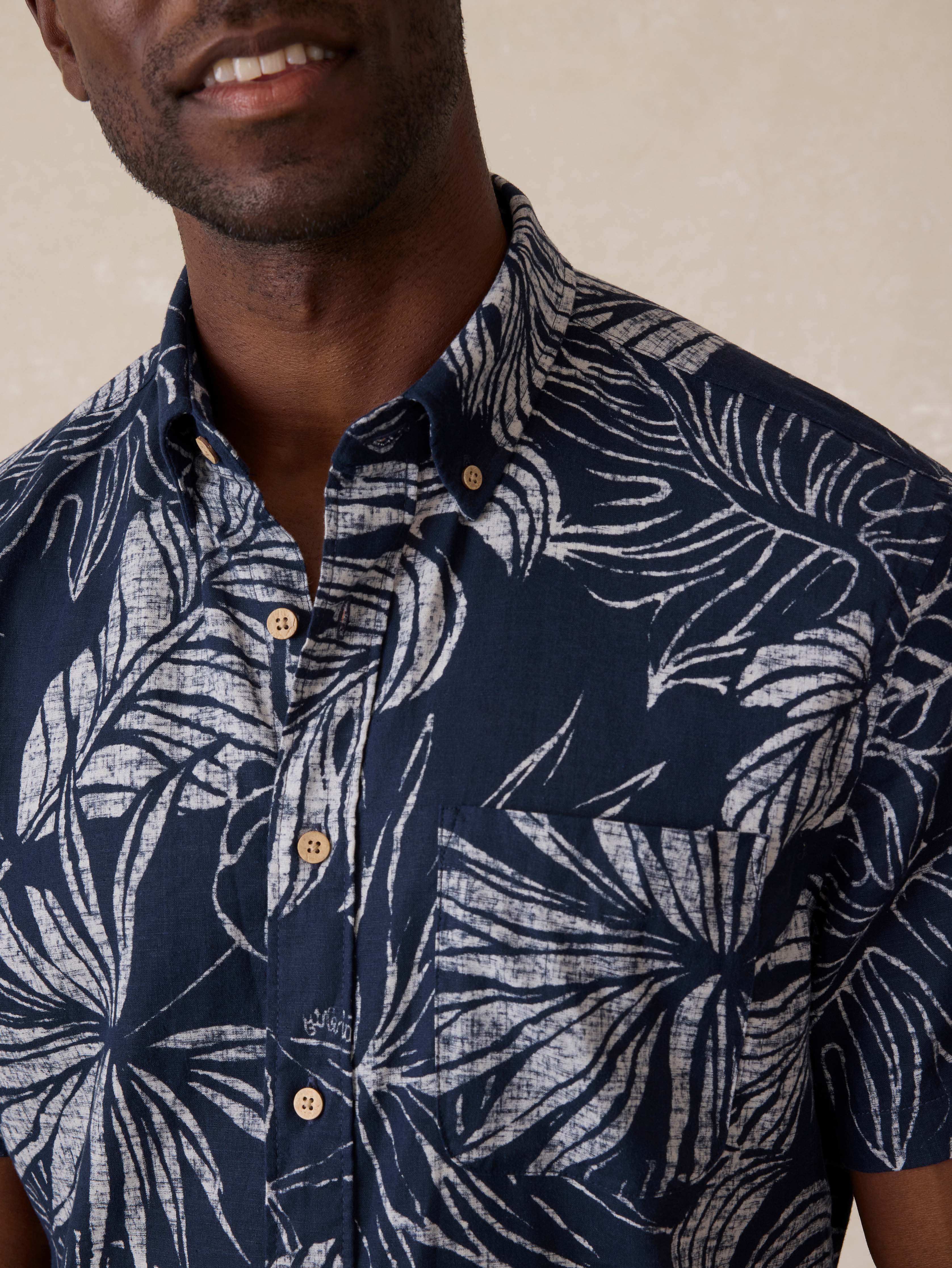 Short-Sleeve Breeze Shirt - Navy Perro Tropical - Image 2